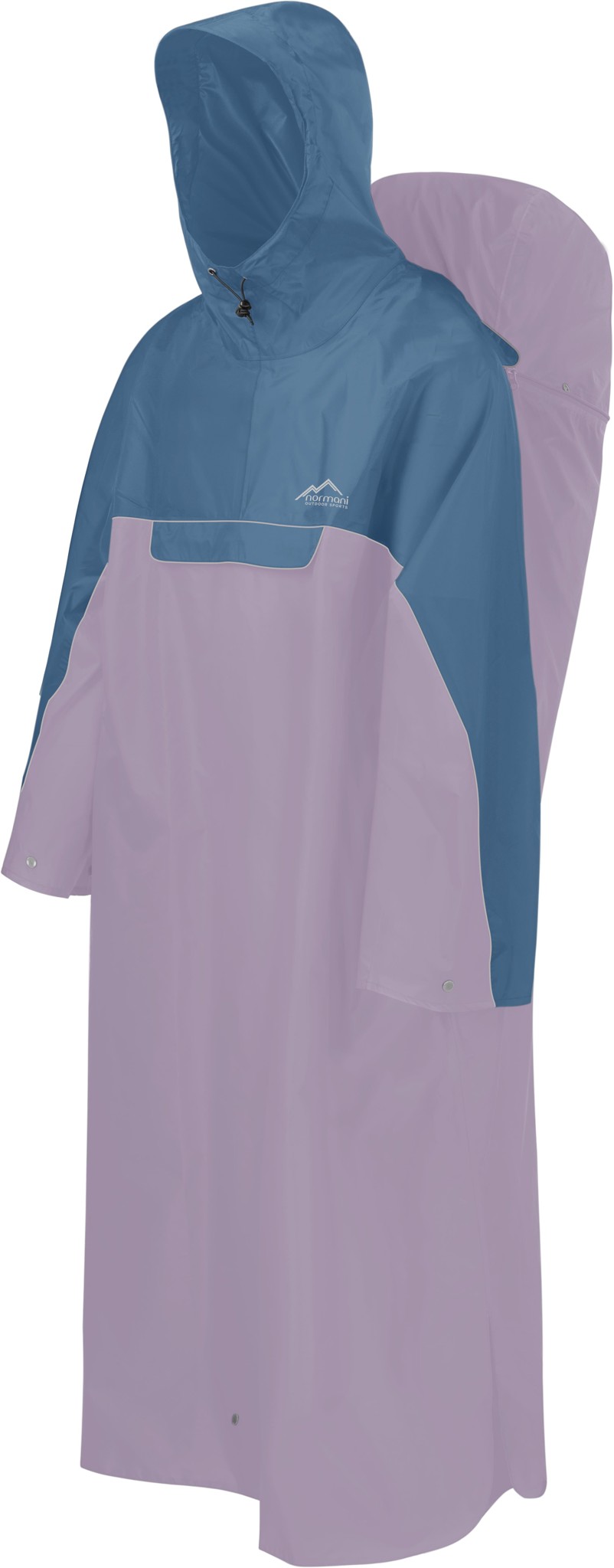 Bild von Regenponcho „Tutunendo“ Dunkelblau/Violett