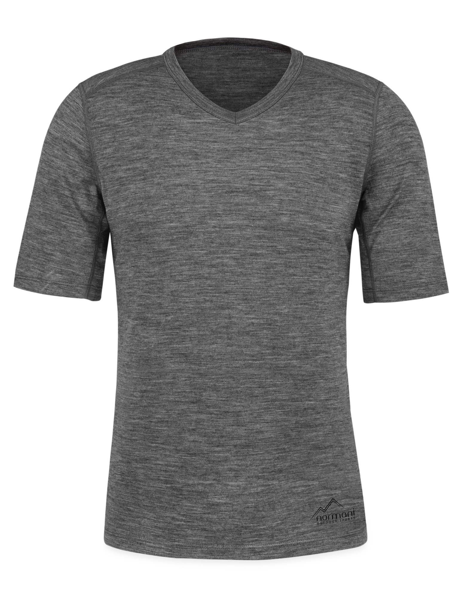 Bild von Herren Merino T-Shirt „Delamere" Grau