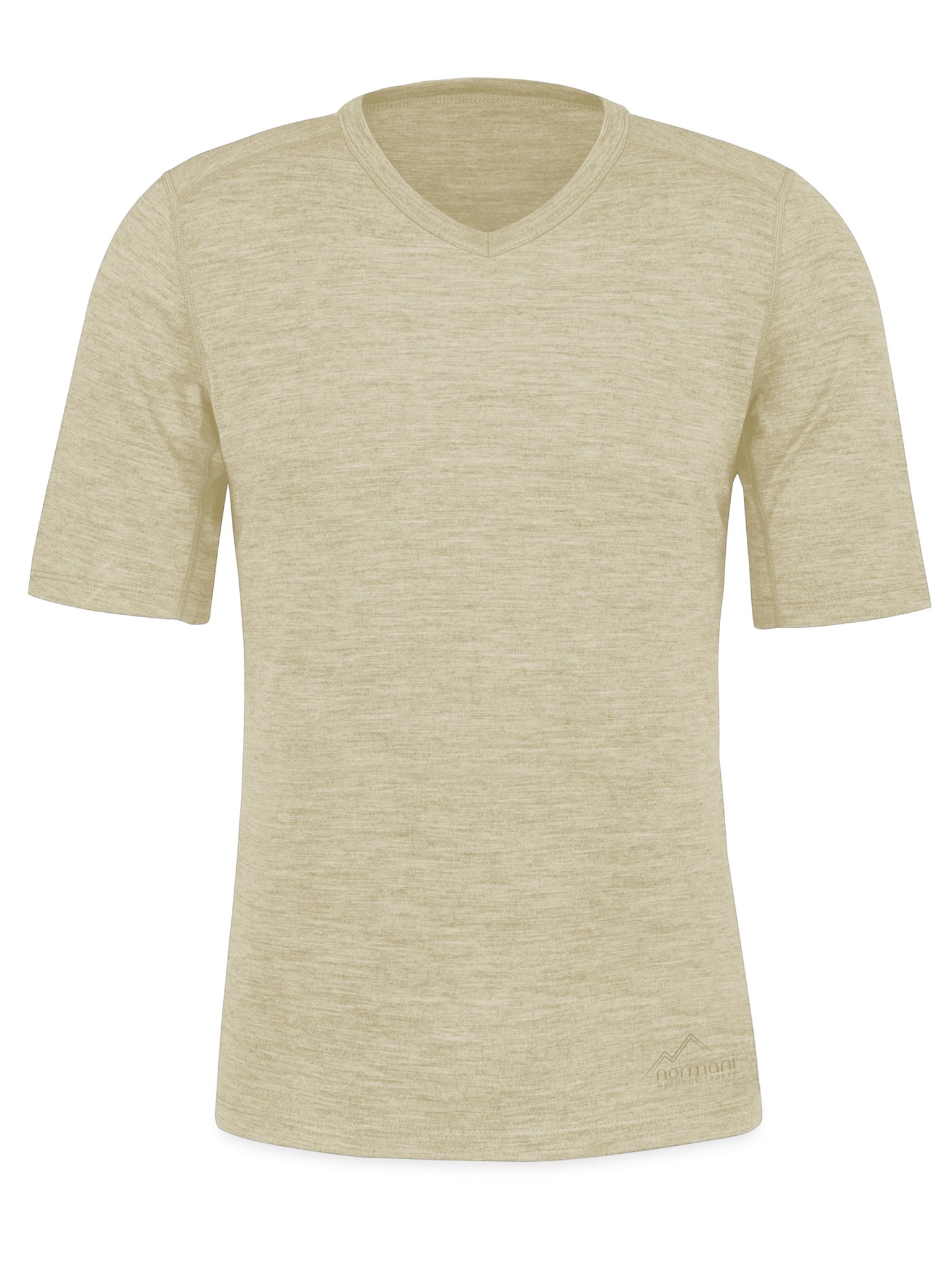 Bild von Herren Merino T-Shirt „Delamere" Wollweiß