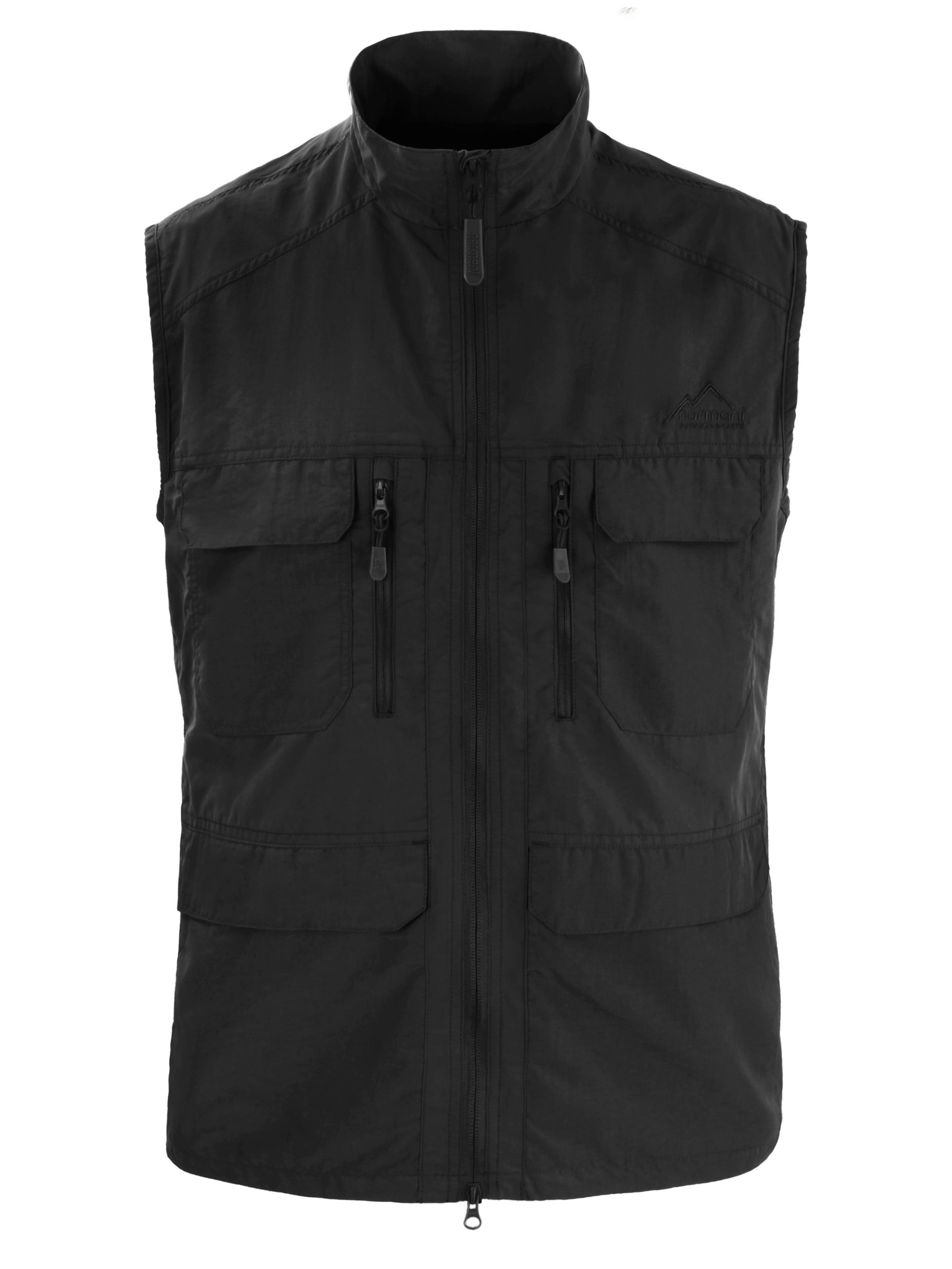 Bild von Herren Outdoor Weste „Deer“ Schwarz