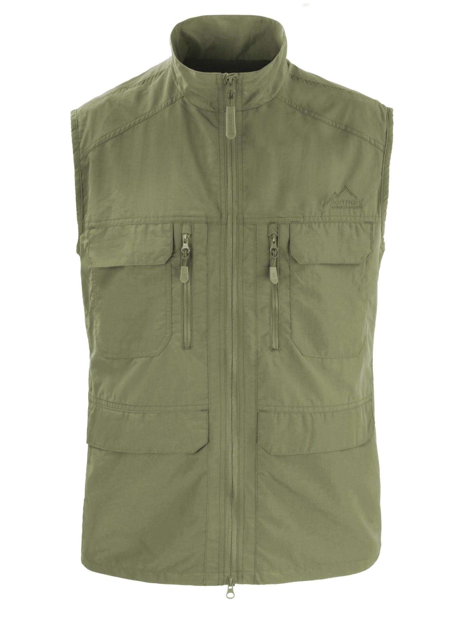 Bild von Herren Outdoor Weste „Deer“ Oliv