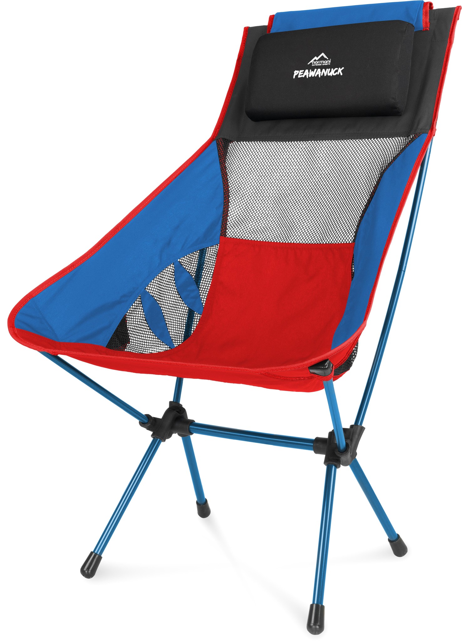 Bild von Campingstuhl „Peawanuck“ Blau/Rot