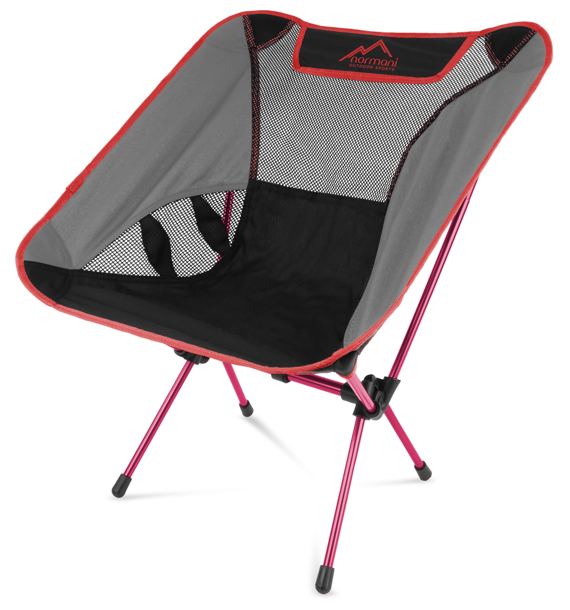 Bild von Campingstuhl „Moak“ Anthrazit/Rot
