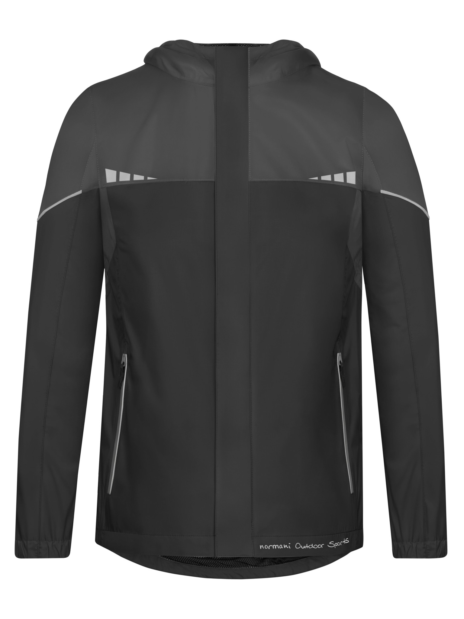 Bild von Kinder Regenjacke „Sointula“ Schwarz/Anthrazit
