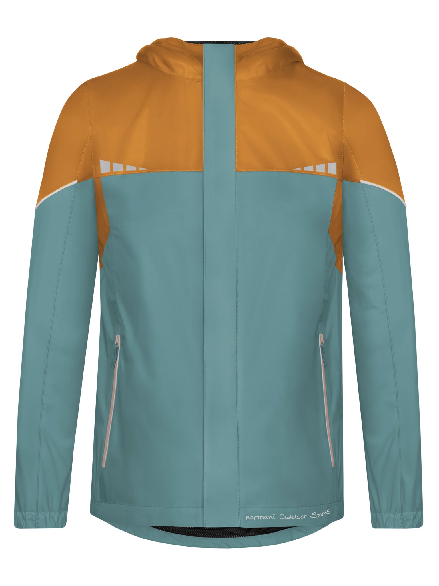 Bild von Kinder Regenjacke „Sointula“ Blau/Coyote