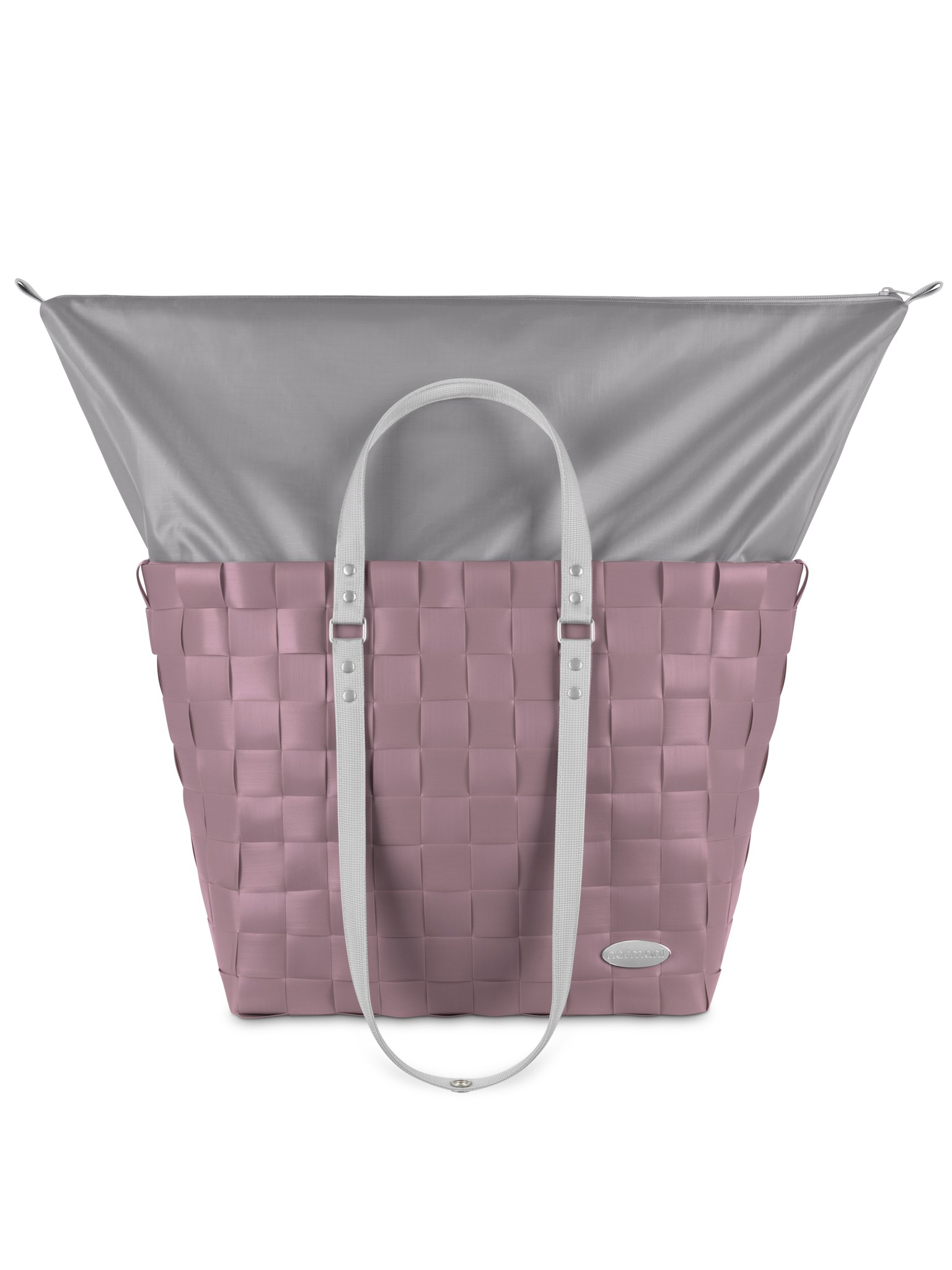 Bild von Einkaufstasche Korb mit erweiterbarem Volumen „Tamanarte“ Pink