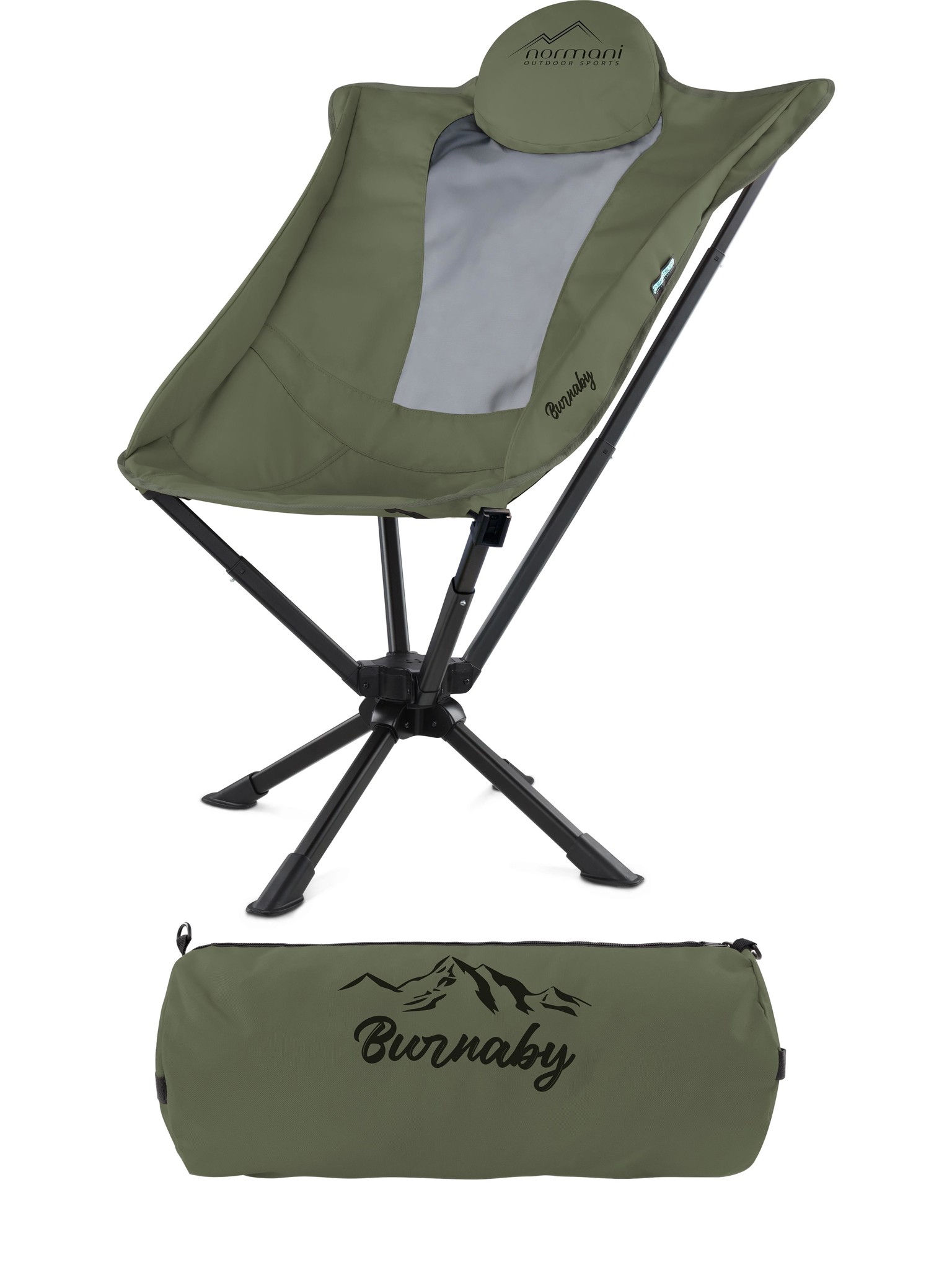 Bild von Campingstuhl „Burnaby“ Oliv