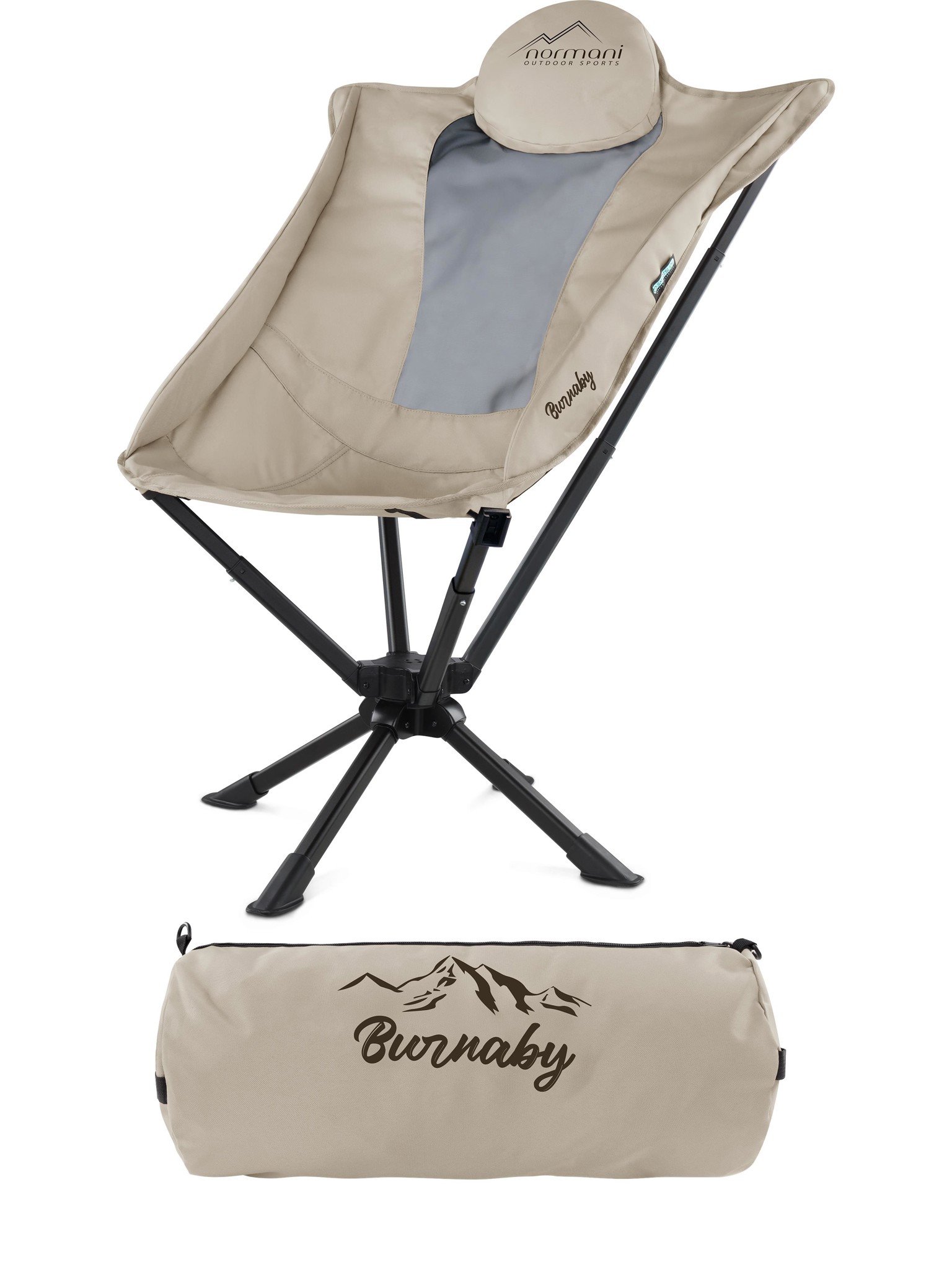 Bild von Campingstuhl „Burnaby“ Beige