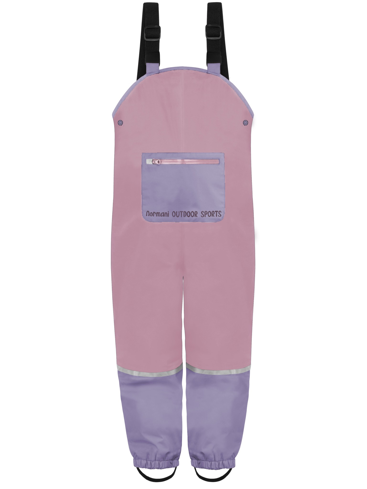Bild von Kinder Regenhose mit Hosenträgern „Waller“ Rosa