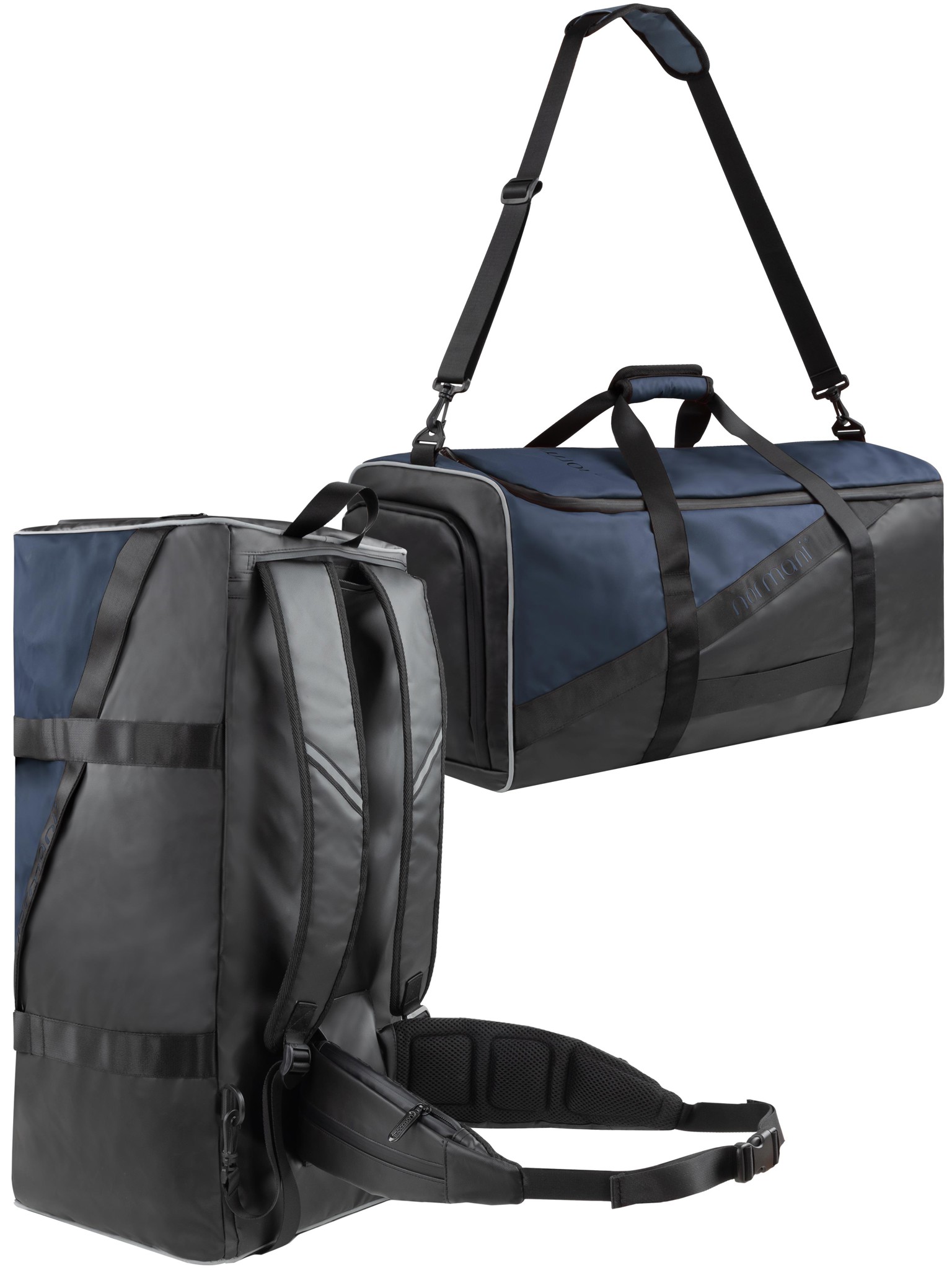 Bild von Sport- und Reisetasche 90 Liter mit Hüftgurt Blau