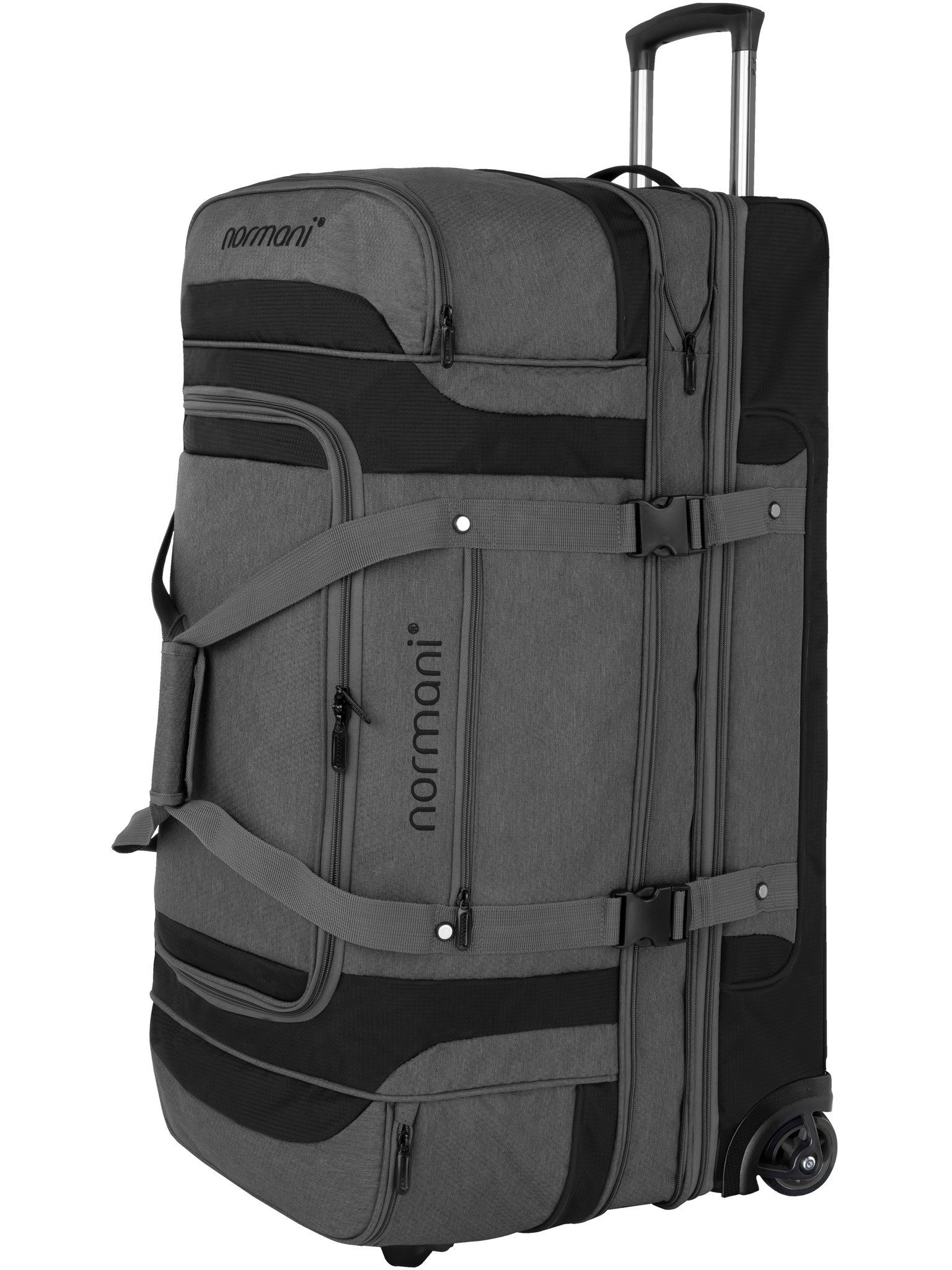 Bild von Reisetrolley 120-150 L „Gigaro“ Grau/Schwarz