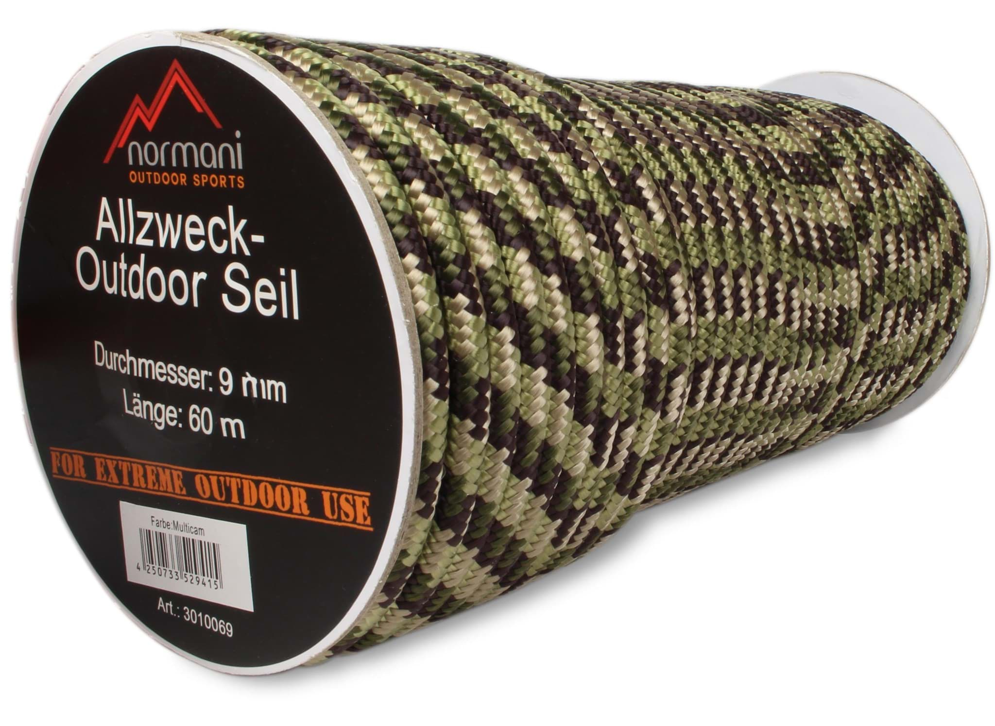 Bild von Allzweck-Outdoor-Seil „Manning“ 9 mm x 60 m Tactical Camo