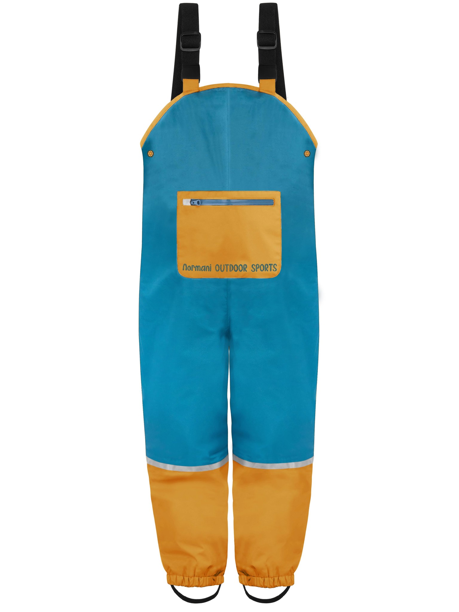 Bild von Kinder Regenhose mit Hosenträgern „Twisp“ Blau