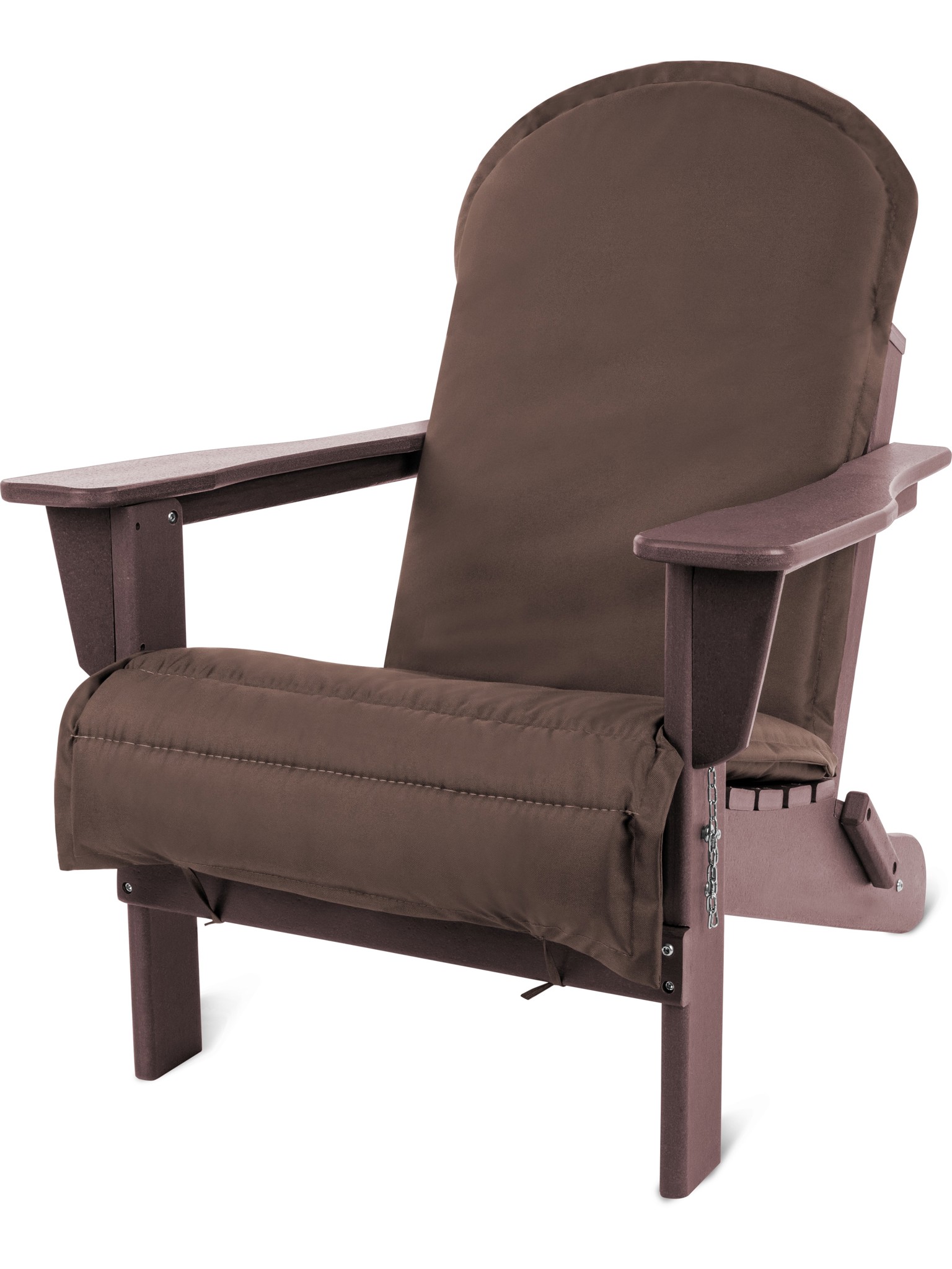 Bild von Gartenstuhl Adirondack mit Auflage Bordeaux