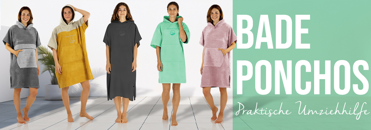Damen Badeponchos Umziehhilfe