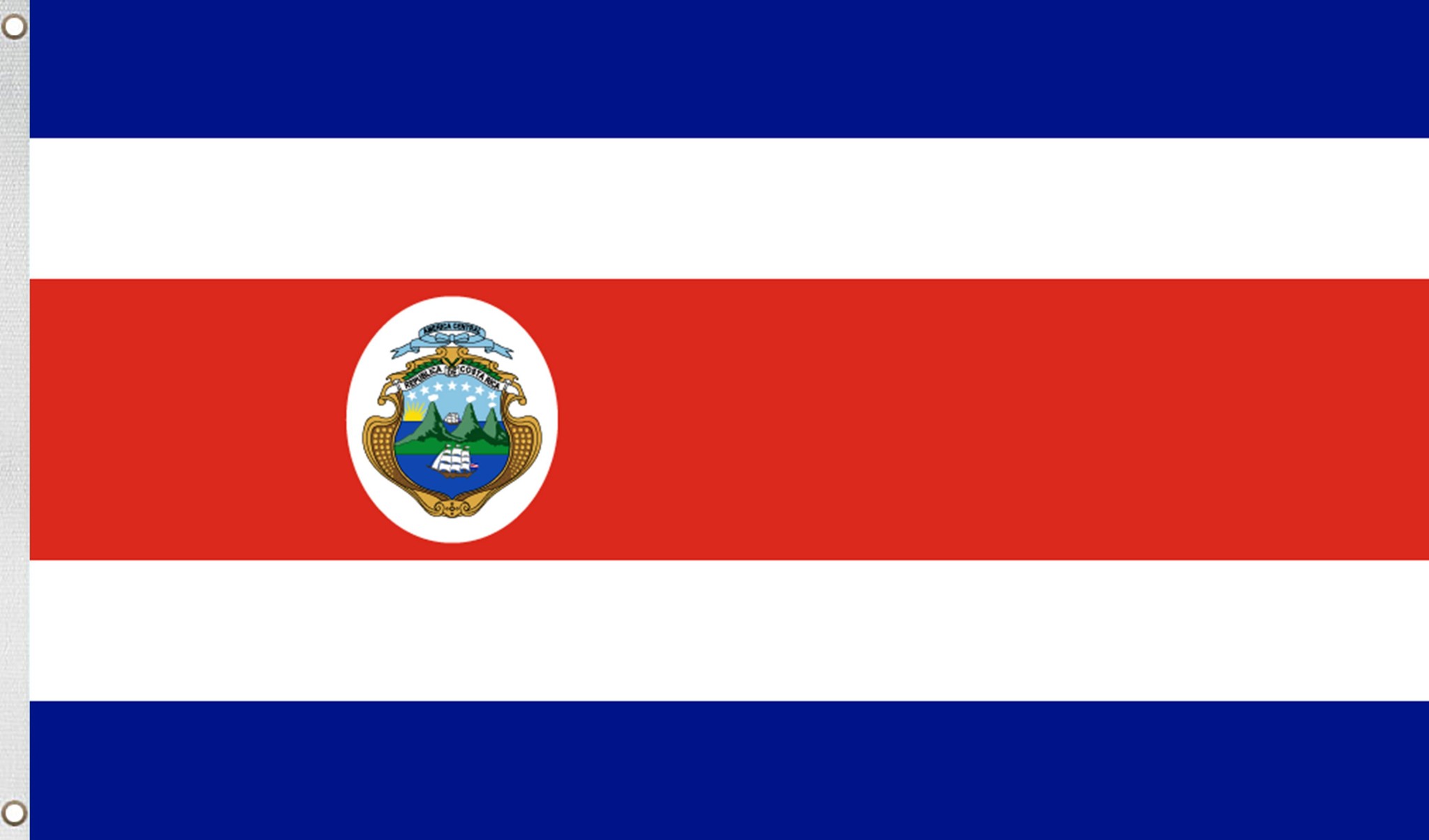 Bild von Fahne Länderflagge 90 cm x 150 cm Costa Rica