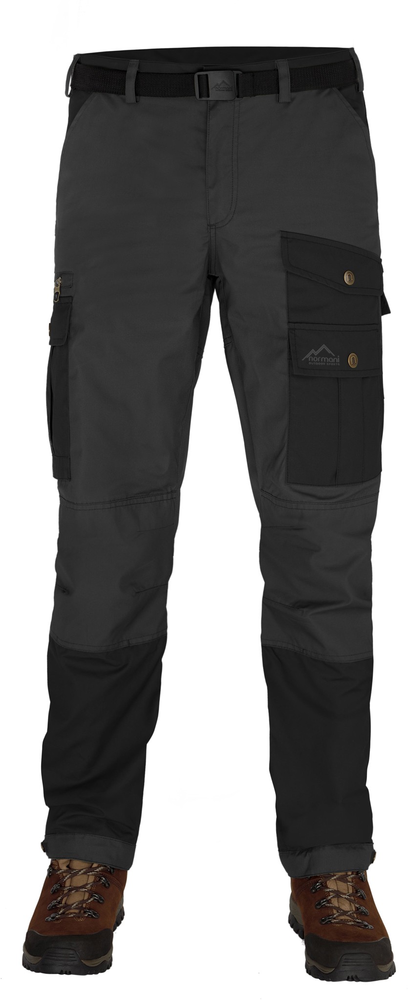 Bild von Herren Hose „Leviathan“ Schwarz/Anthrazit