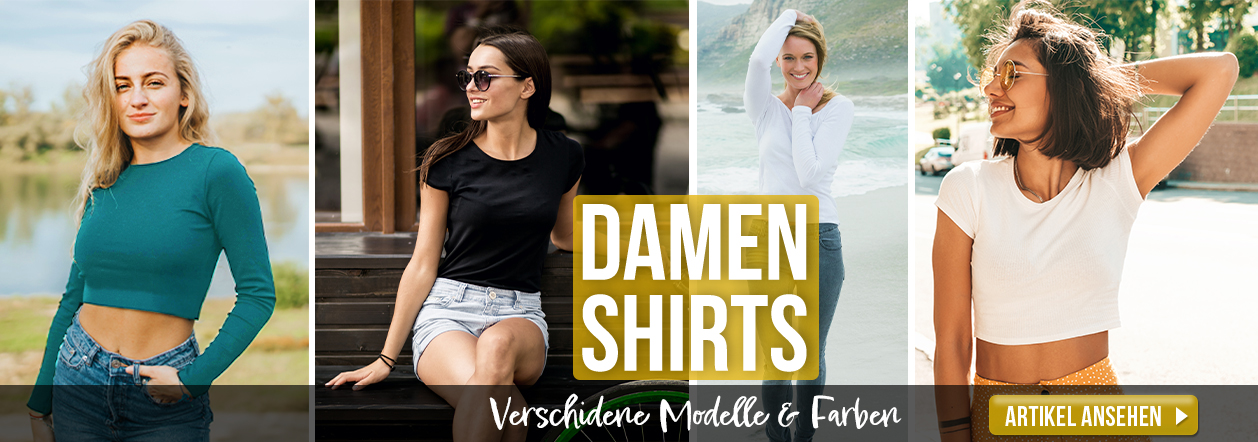 Damenshirts -Kurzarm und Langarm-normani.de