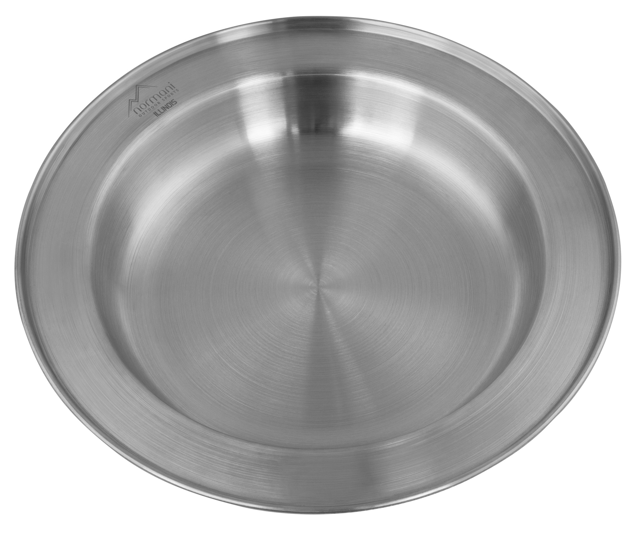 Bild von Edelstahlteller Outdoor-Teller „Illinois“ Silber