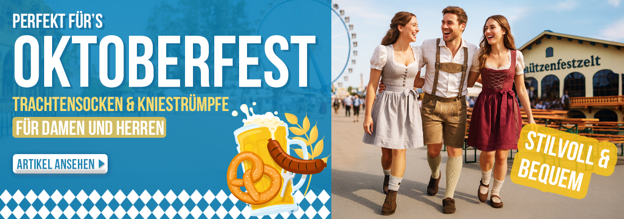 Trachtensocken-Trachten Kniestrümpfe-Perfekt für das Oktoberfest-normani.de