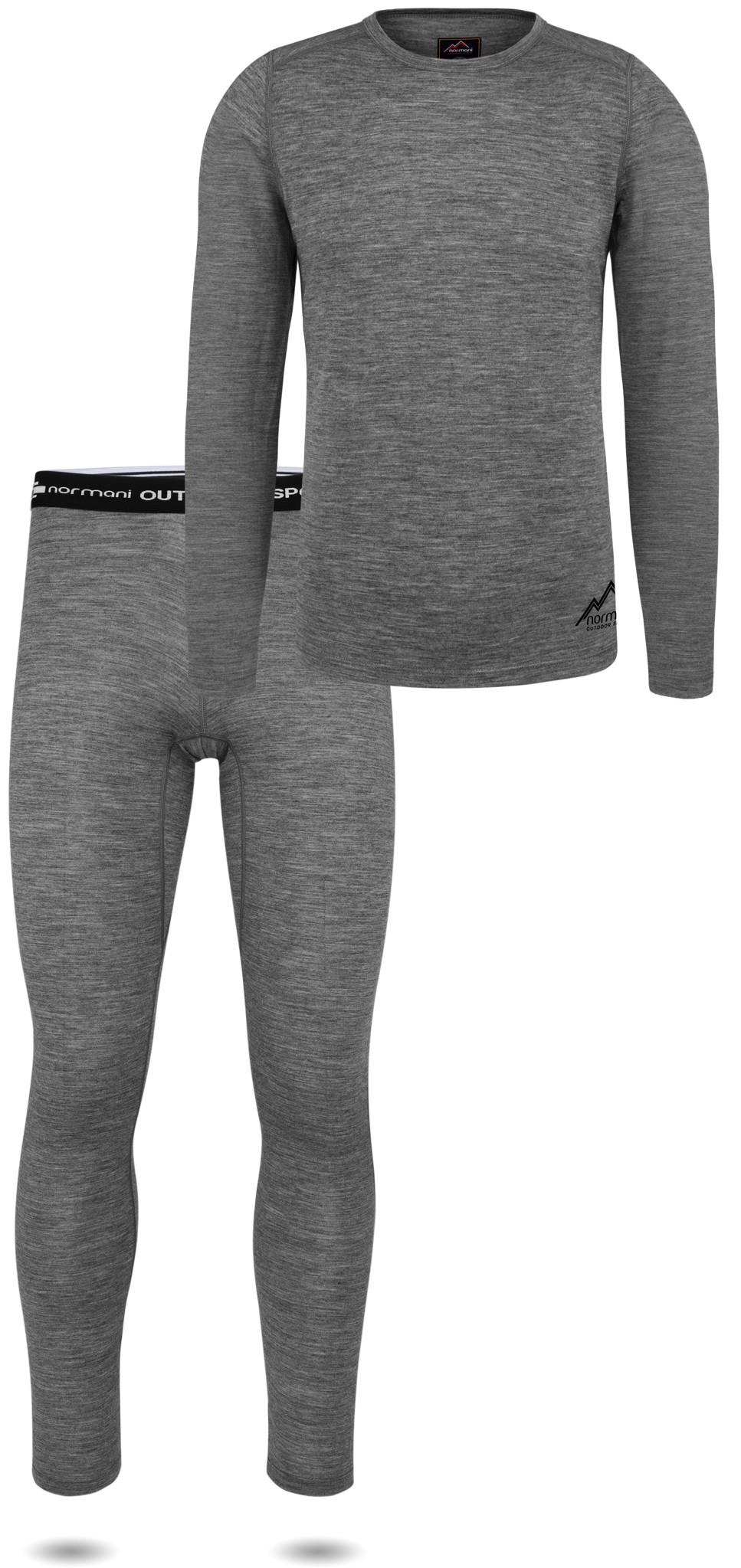 Bild von Herren Merino Unterwäsche-Set „Melbourne/Sydney“ Grau