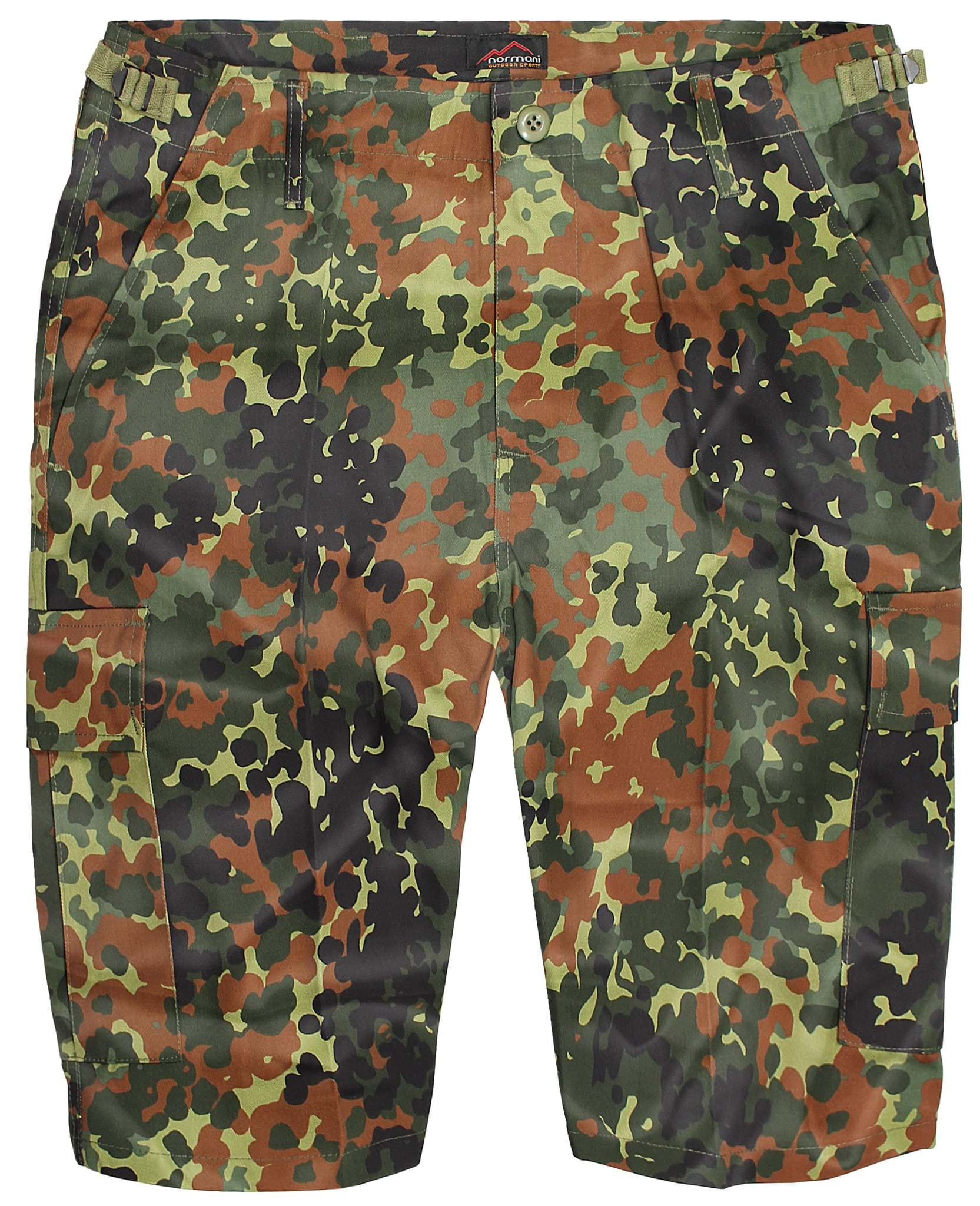 Bild von Herren US Bermuda Ripstop Shorts „Azizia“ Flecktarn