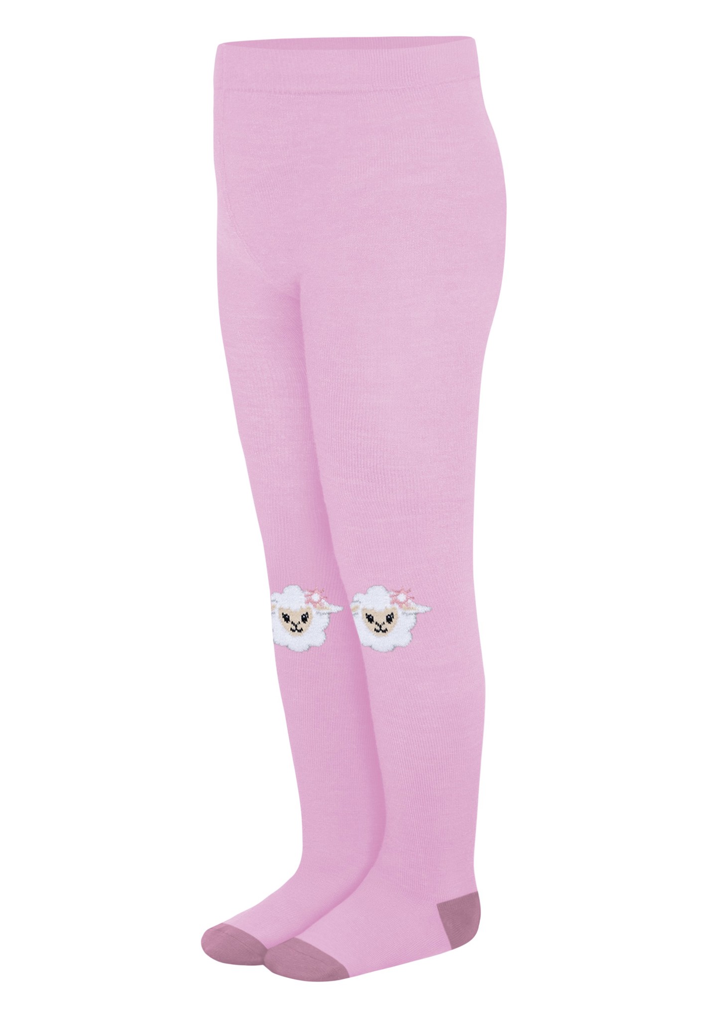Bild von Baby Merino Strumpfhose mit Noppen „Lyss“ Rosa