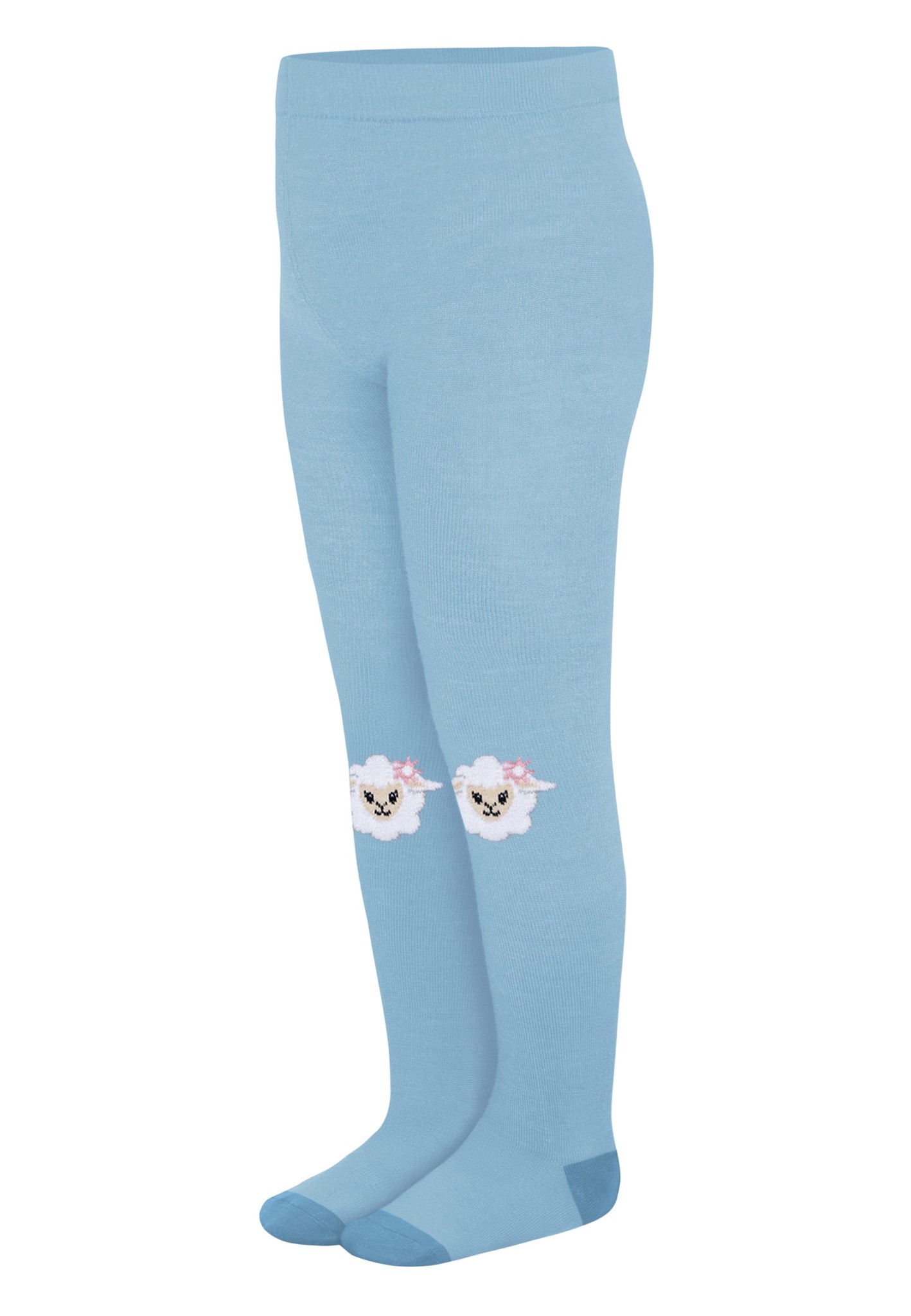 Bild von Baby Merino Strumpfhose mit Noppen „Lyss“ Blau