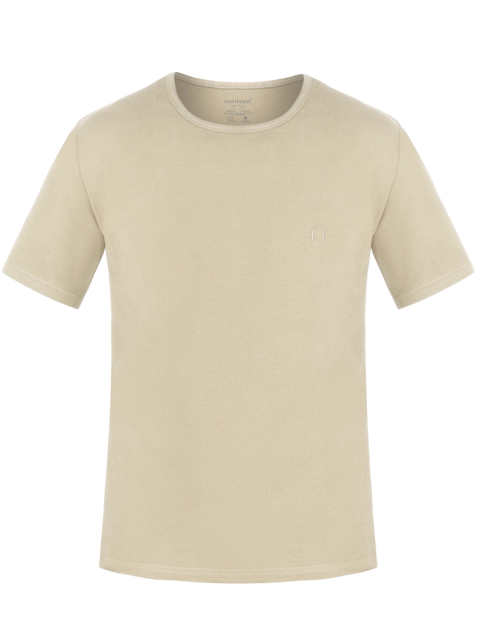 Bild von Herren T-Shirt aus Bio-Baumwolle „Nyons“ Beige