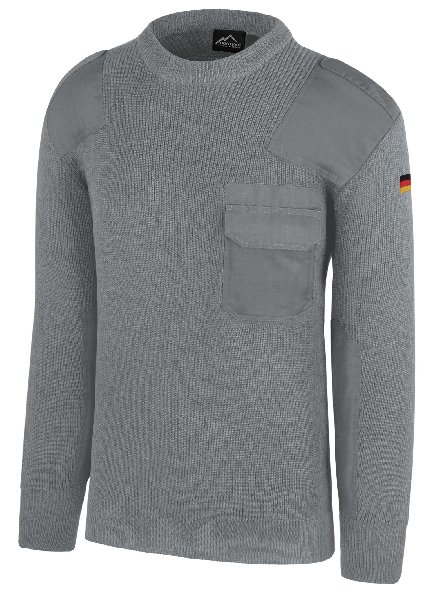 Bild von Herren BW-Pullover mit Schurwolle „Barntrup“ Grau