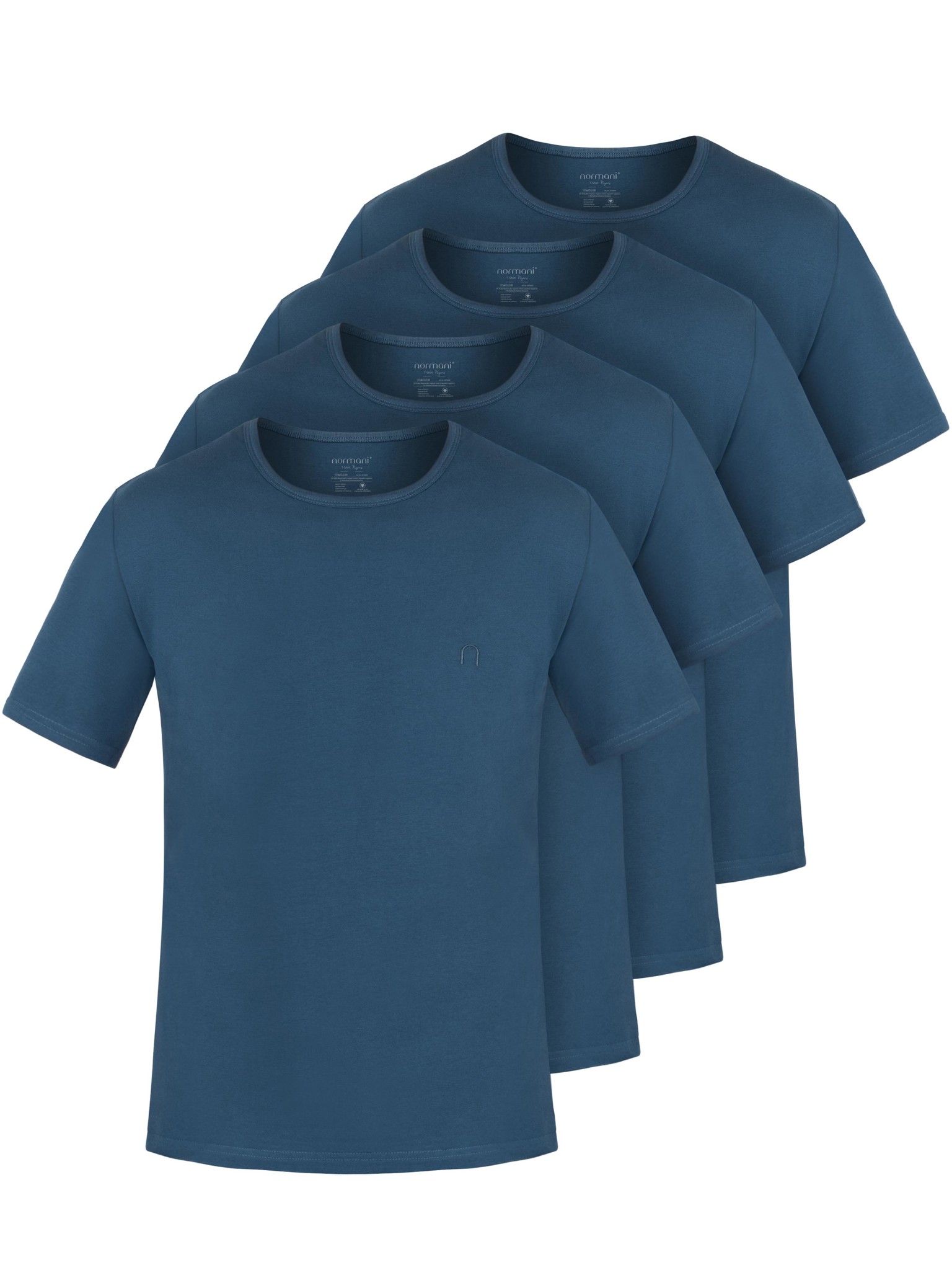 Bild von 4er Set Herren T-Shirt aus Bio-Baumwolle „Nyons“ Marine