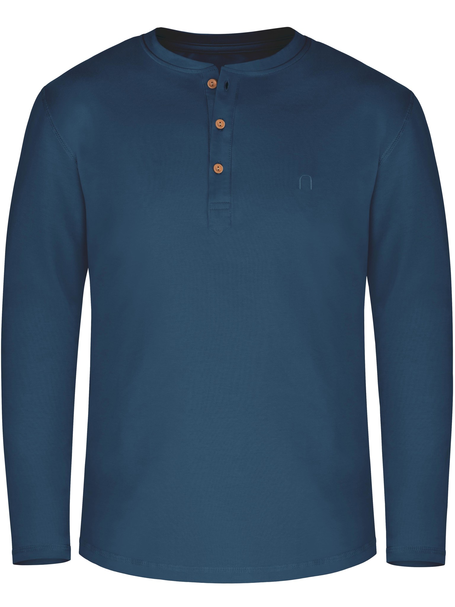 Bild von Herren Langarm Shirt aus Bio-Baumwolle „Neuville“ Marine