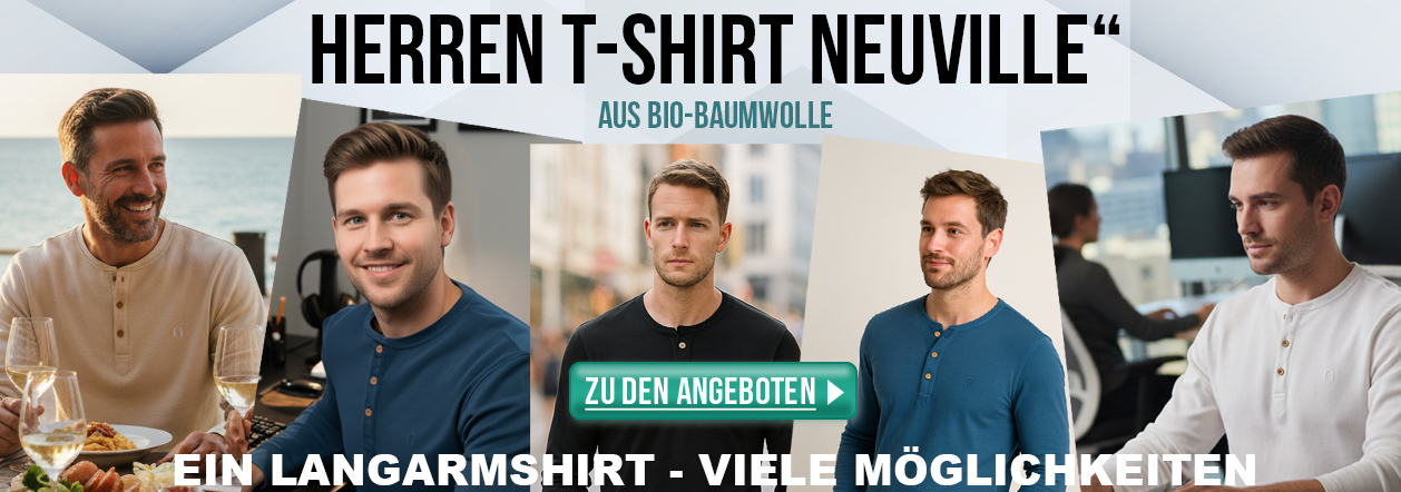 Herren Henley Langarm Shirt Neuville-normani.de