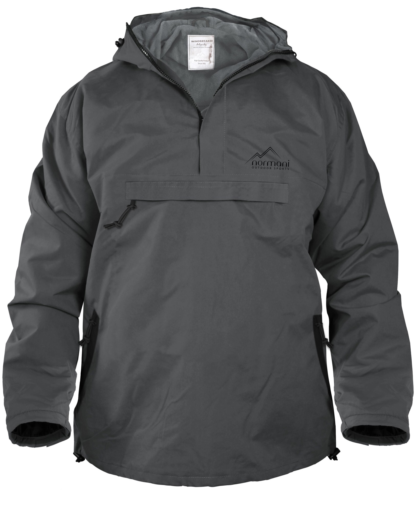 Bild von Herren Windbreaker „Myrsky“ Anthrazit/Schwarz