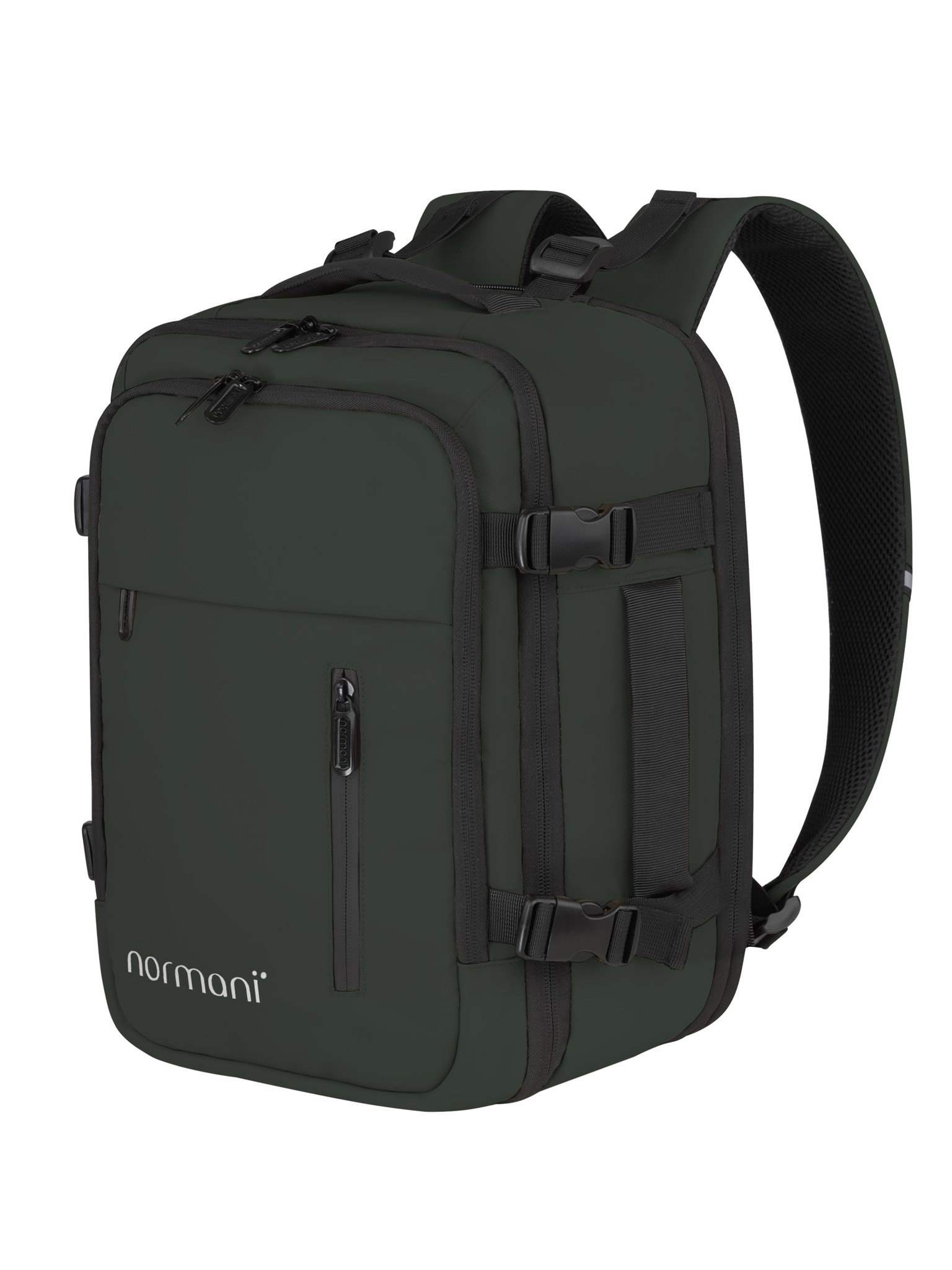 Bild von Erweiterbarer Handgepäck-Rucksack 20 Liter „Nikaho“ Oliv