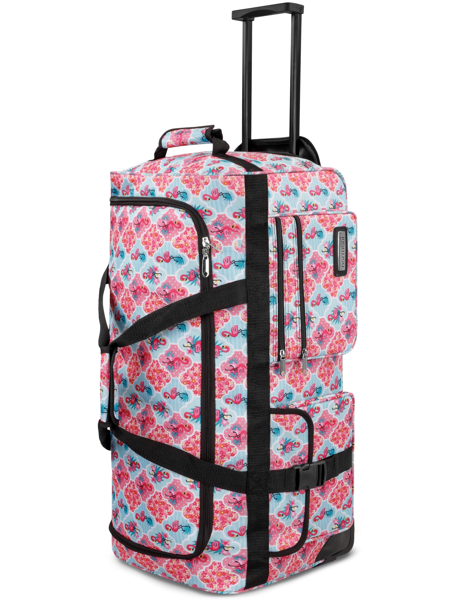 Bild von Reisetasche mit 3 Rollen 80 Liter Flamingo