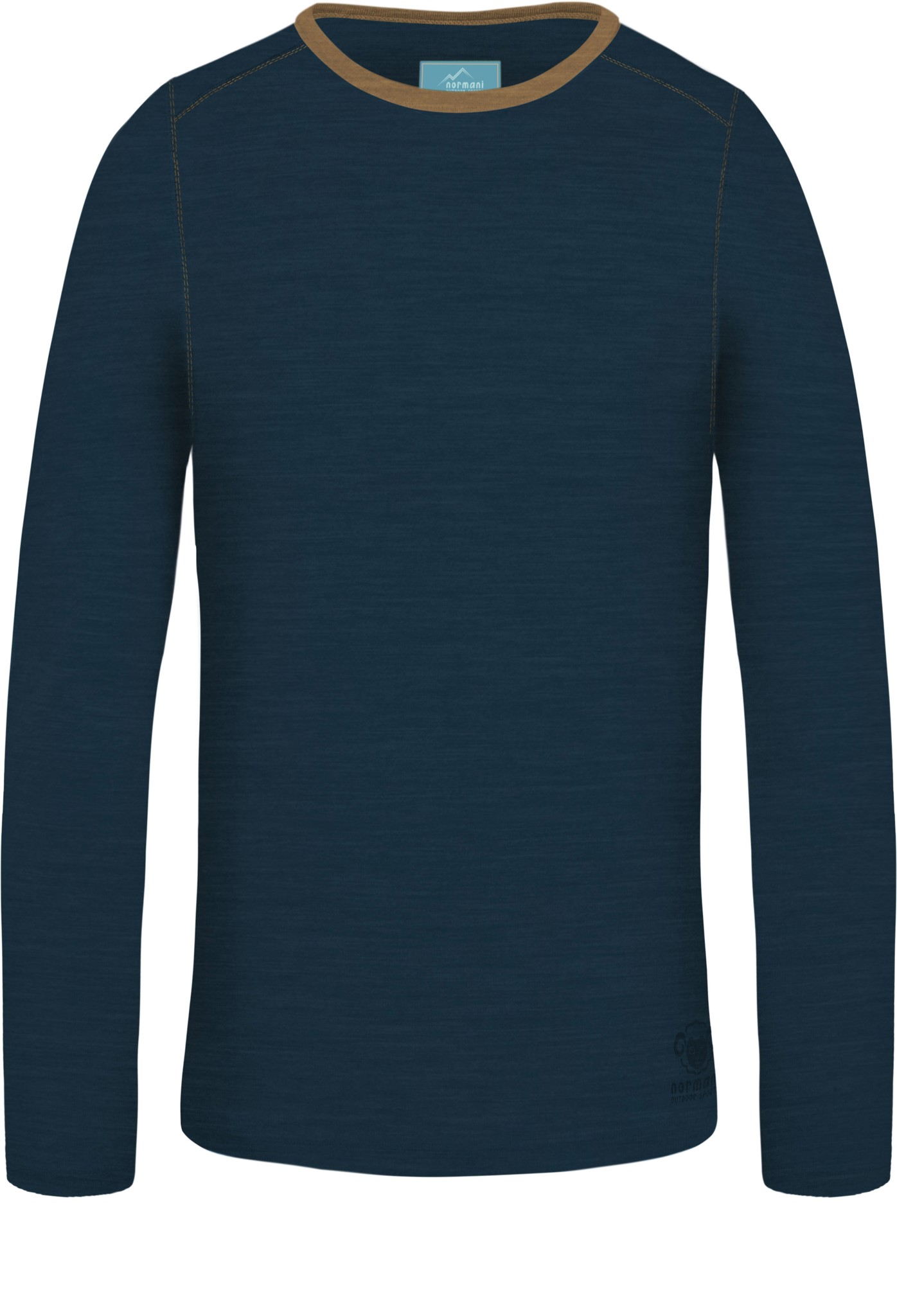 Bild von Kinder Merino Langarm „Bilingurr“ Navy