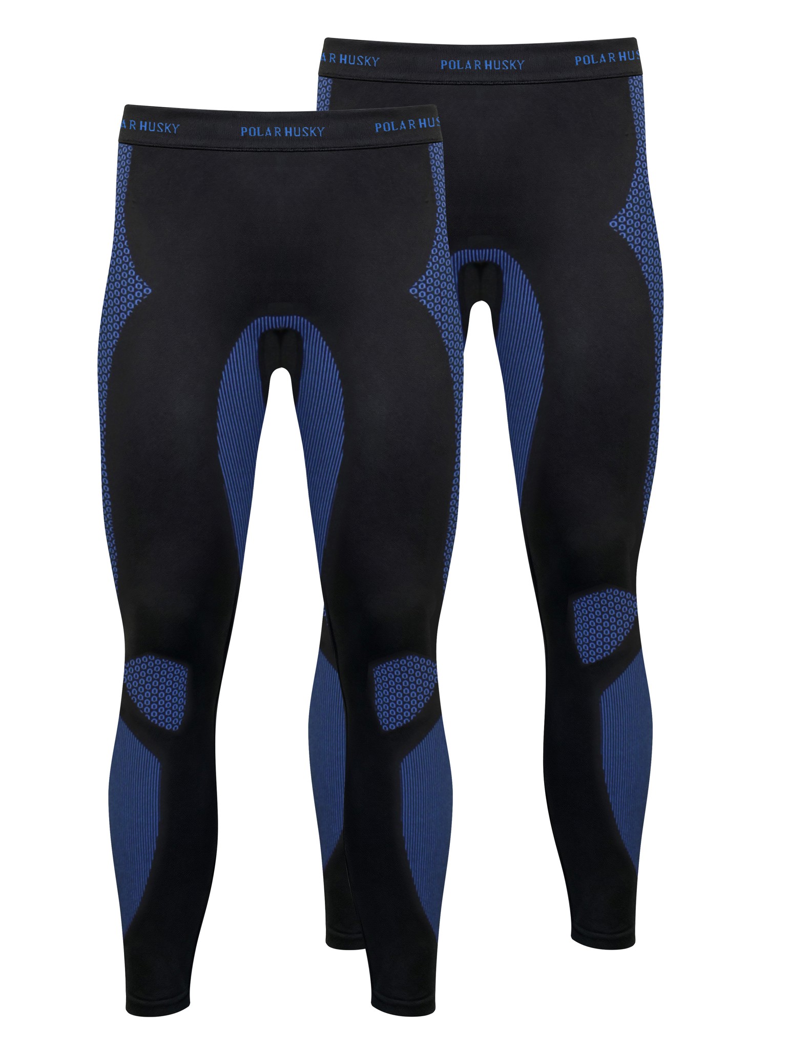 Bild von 2 x Thermounterhose Lange Skiunterwäsche für Herren Blau