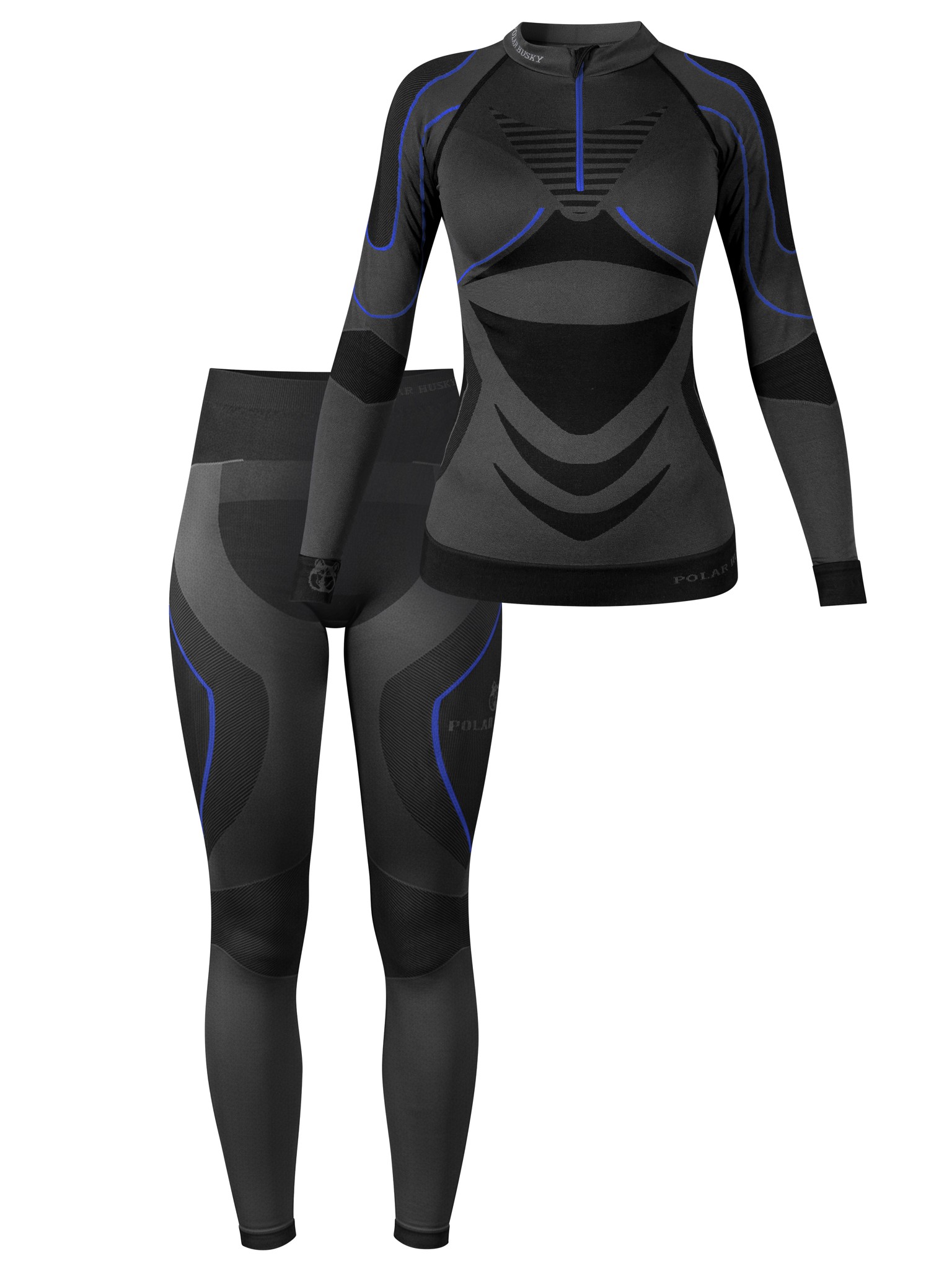 Bild von Damen Funktionsunterwäsche Set Dunkelblau