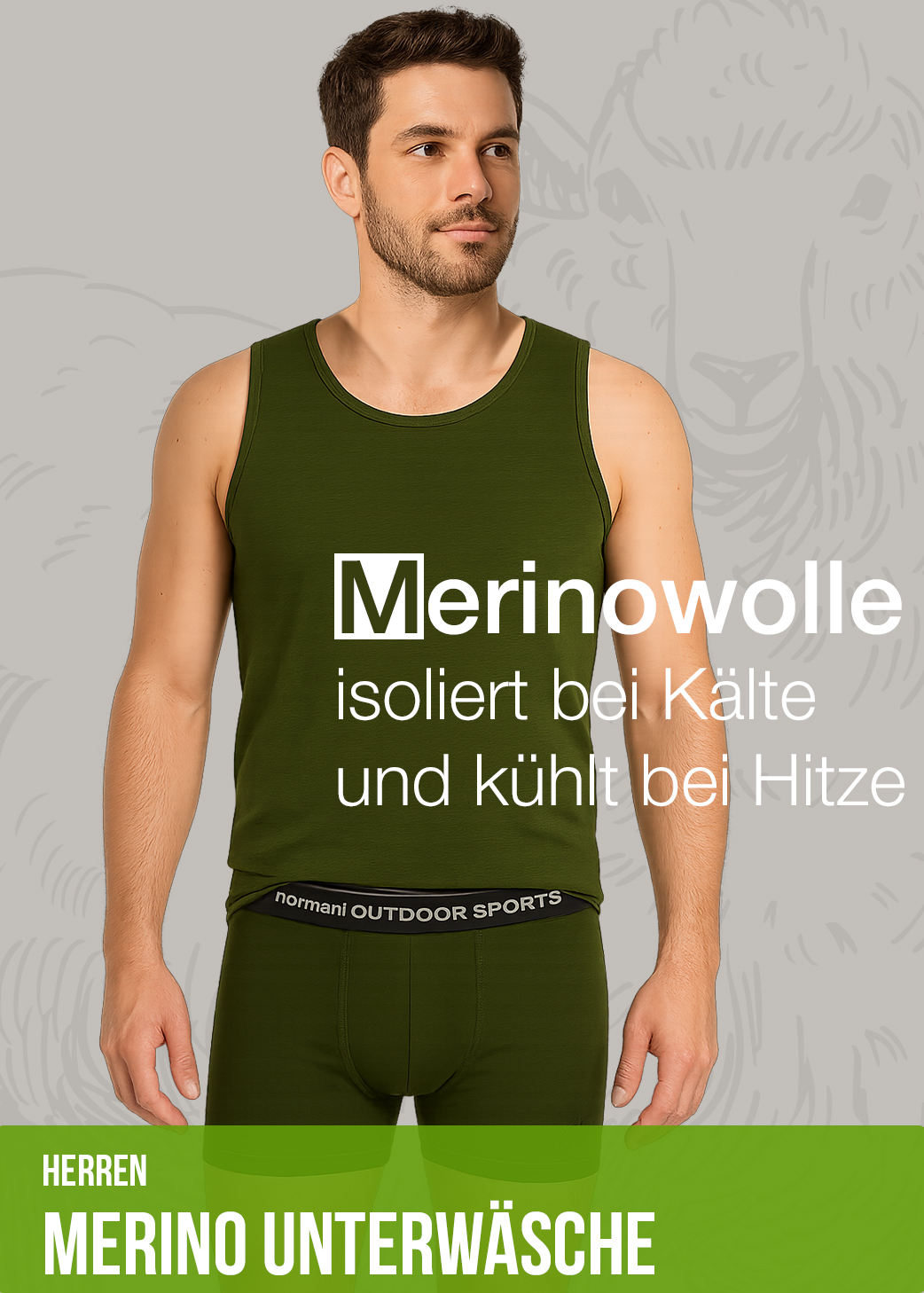 Merino Herrenunterwäsche