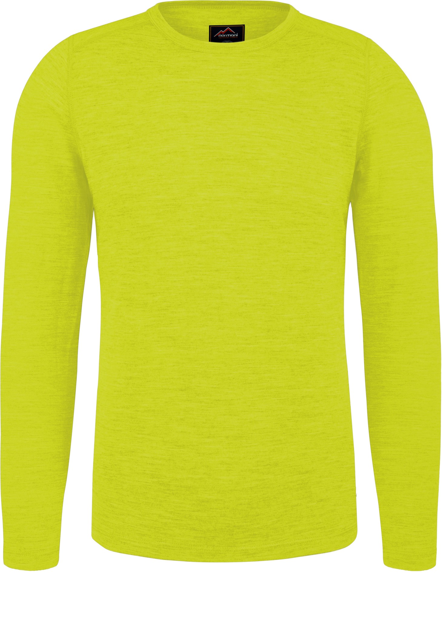 Bild von Herren Merino Langarm „Melbourne“ Gelb
