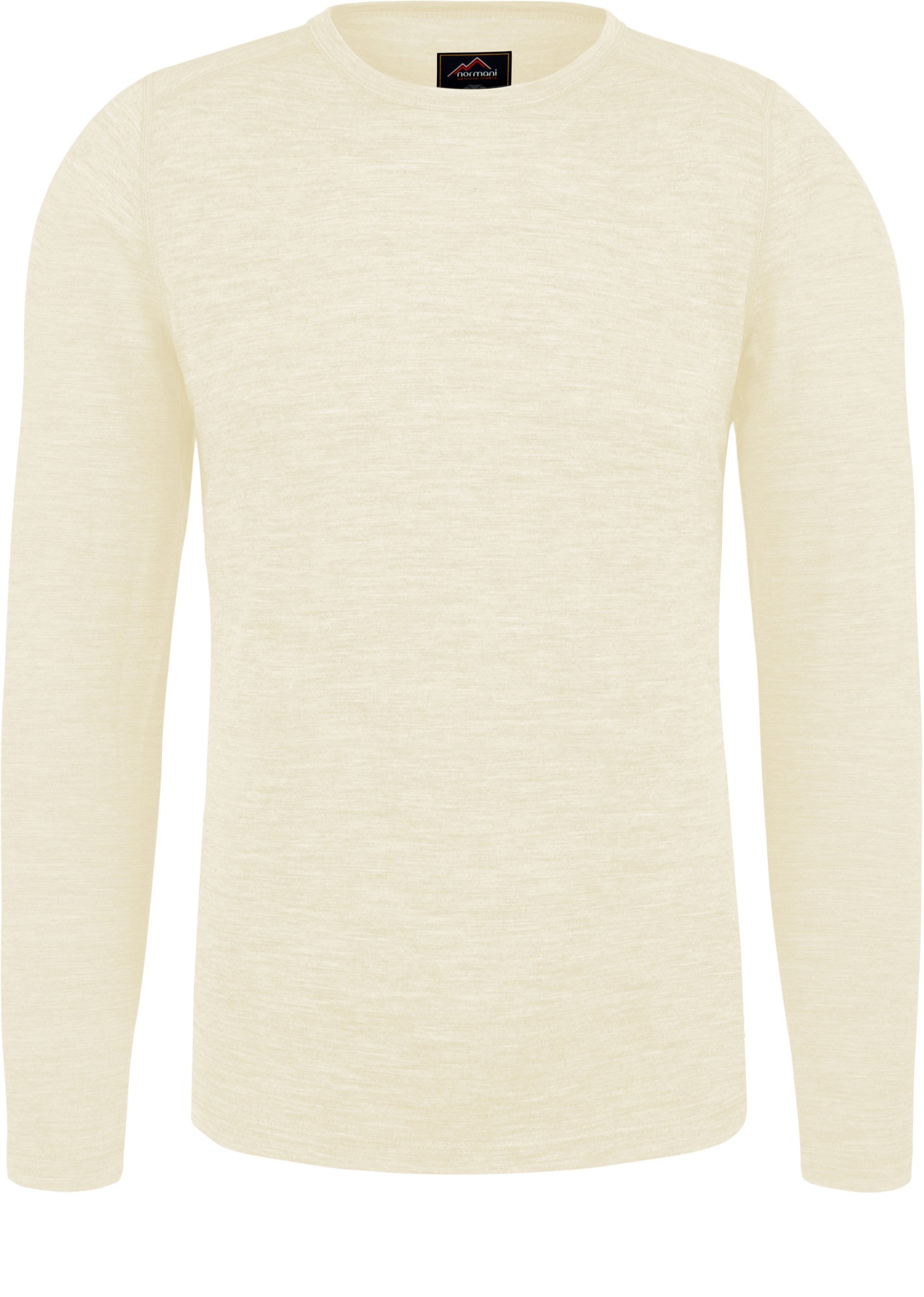 Bild von Herren Merino Langarm „Melbourne“ Wollweiß