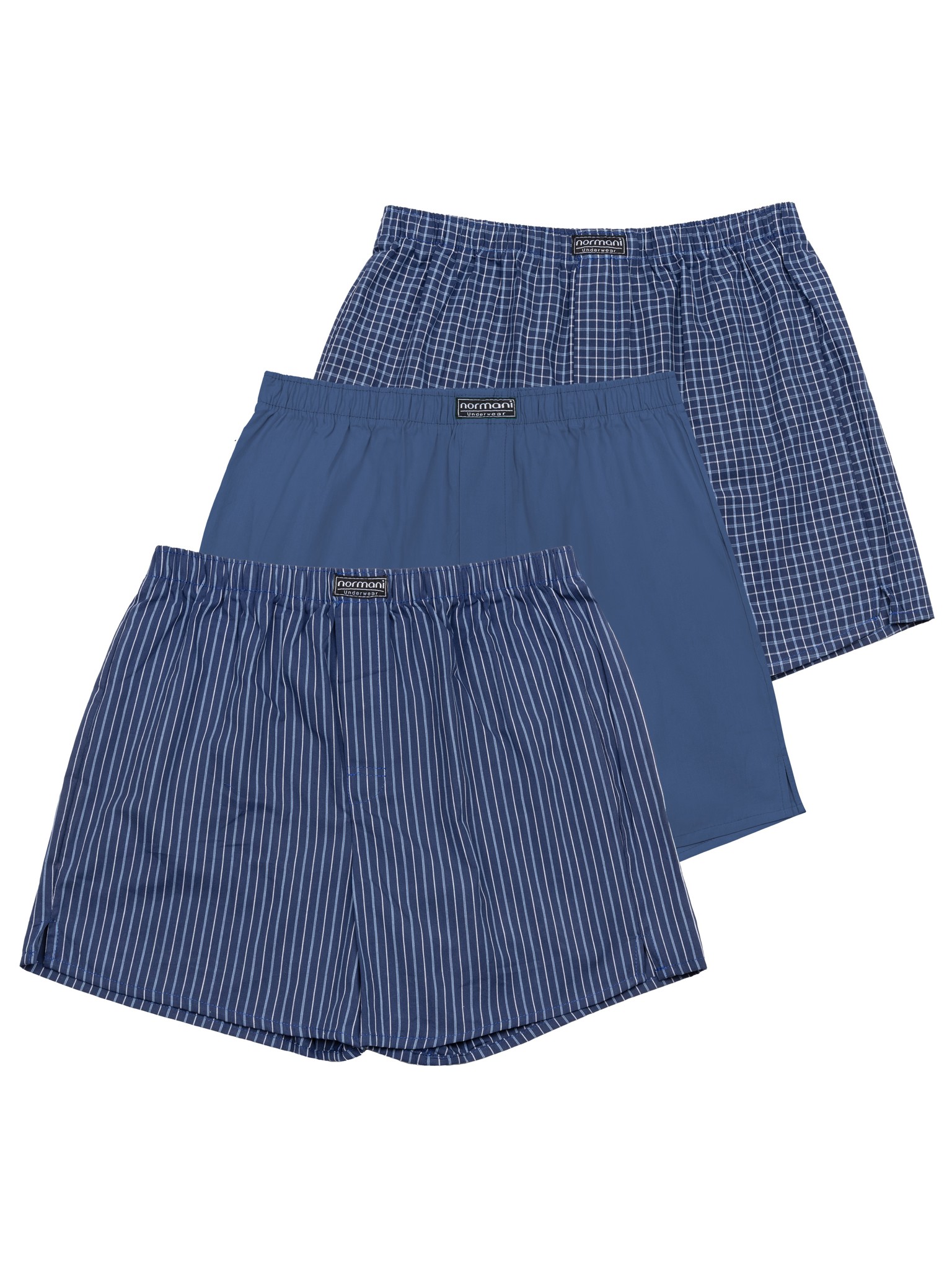 Bild von 3 Stück Herren Web Boxershorts Navy