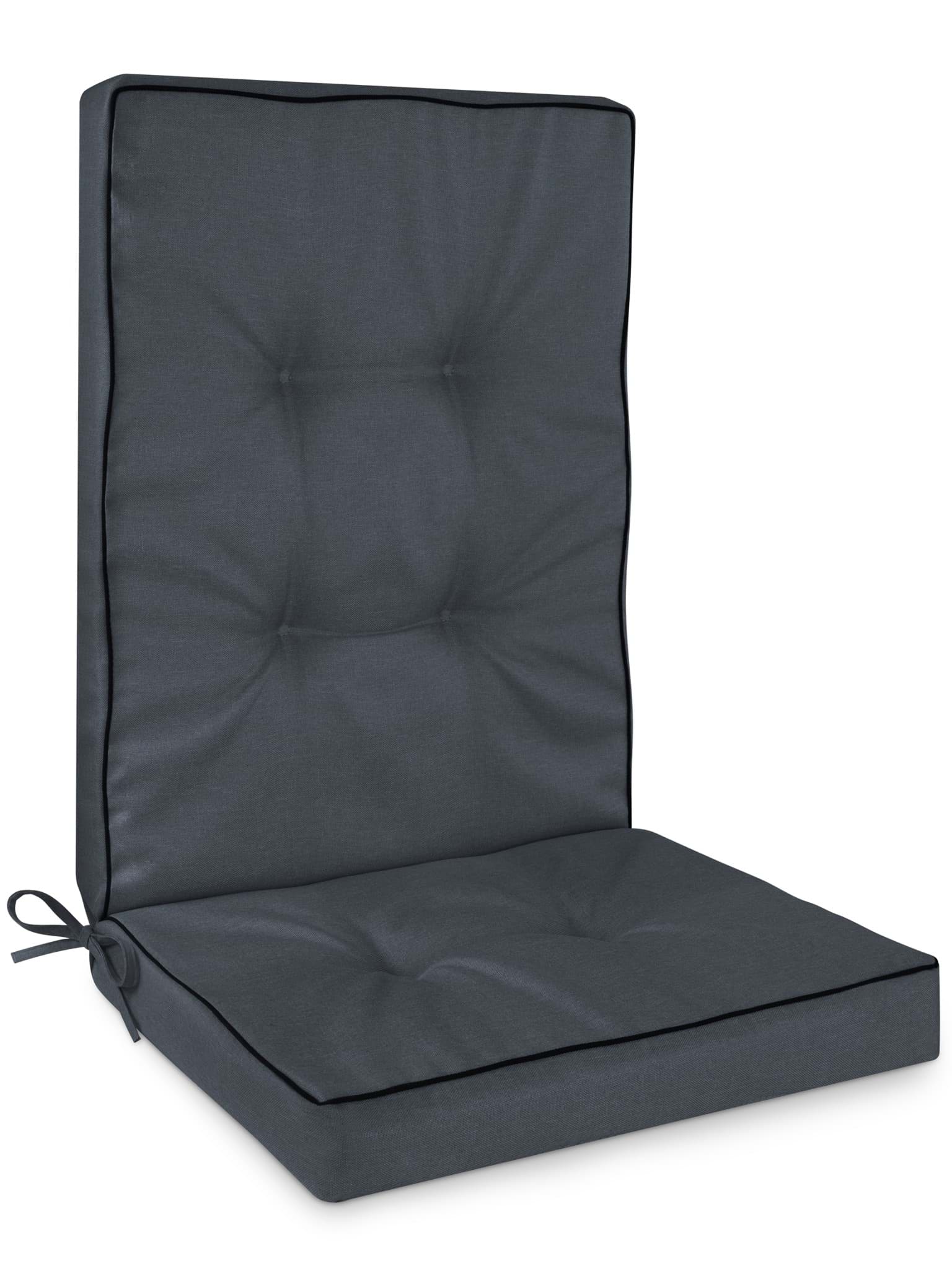 Bild von Hochlehner Stuhlauflage „Alicante“ Dunkelgrau