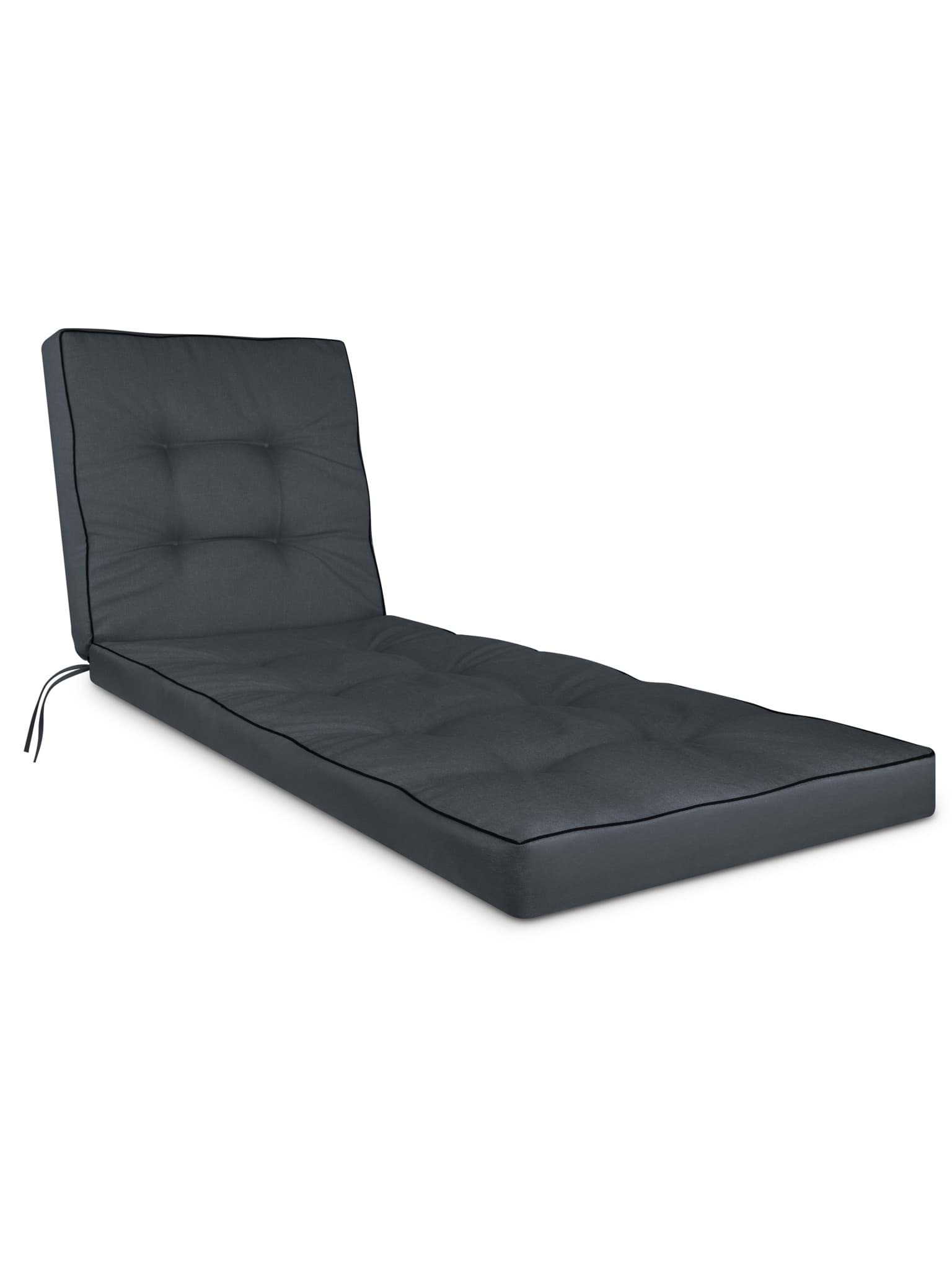 Bild von Garten-Liegenauflage „Saragossa“ Dunkelgrau