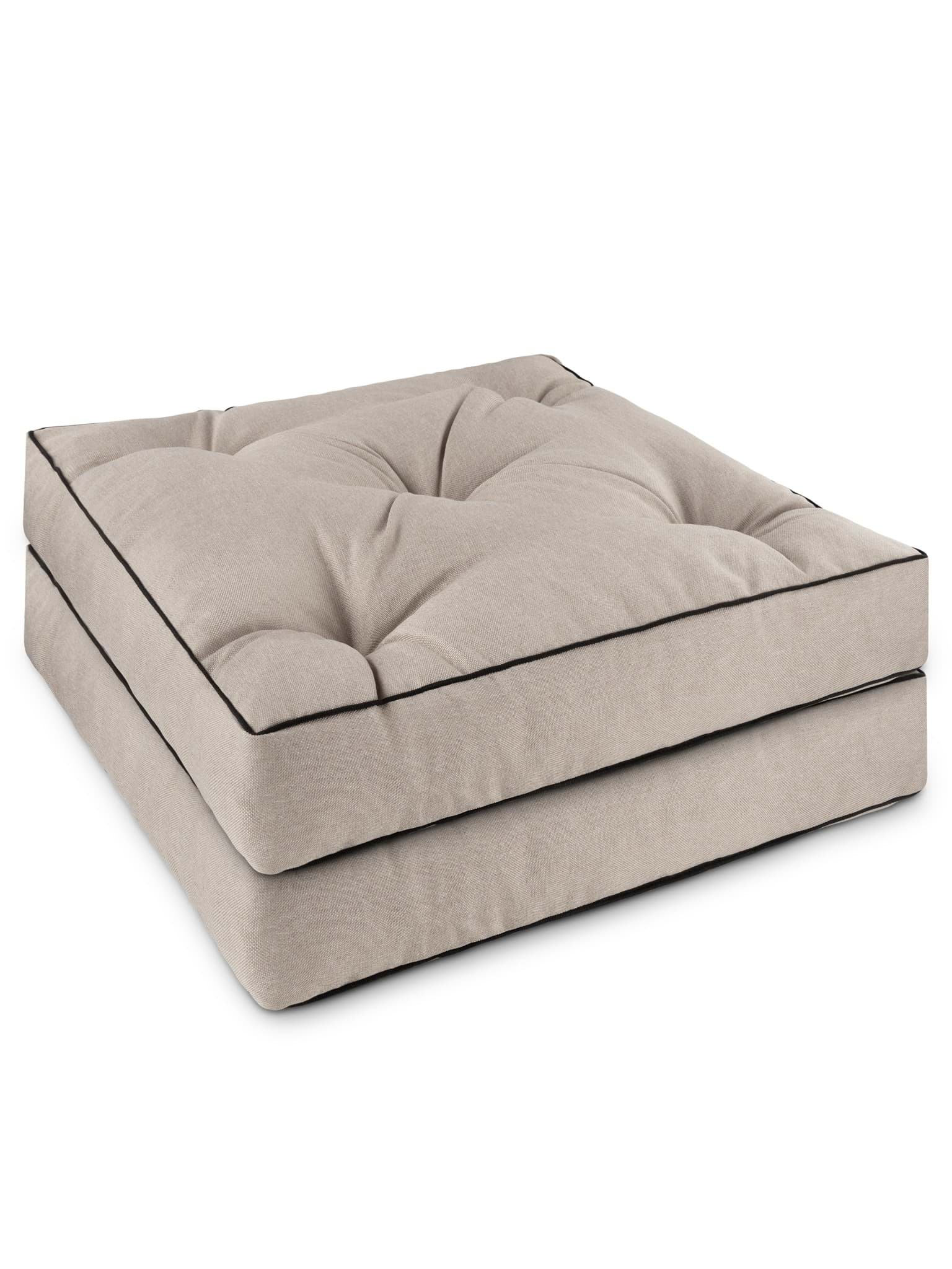 Bild von 2 Stuhlkissen 50x50 cm „Valletta“ Beige