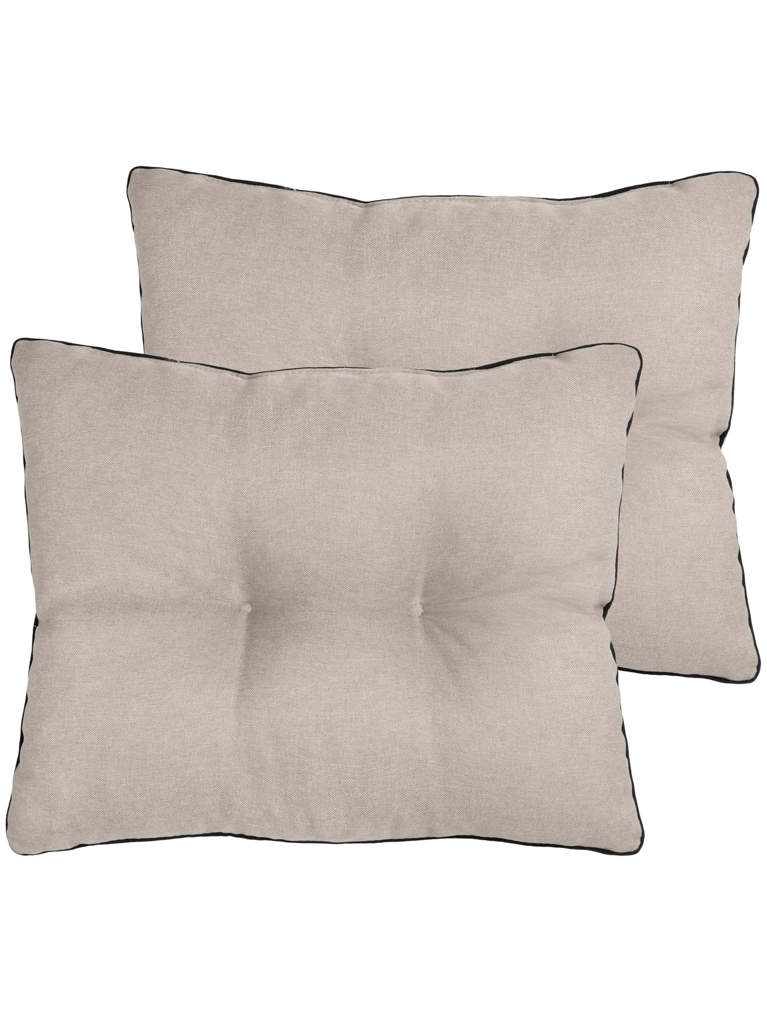 Bild von 2 Rückenkissen 40x50 cm „Verdun“ Beige