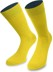 Bild von 1 Paar Socken „Bi-Color“ mit farbig abgesetztem Bund Gelb/Marine