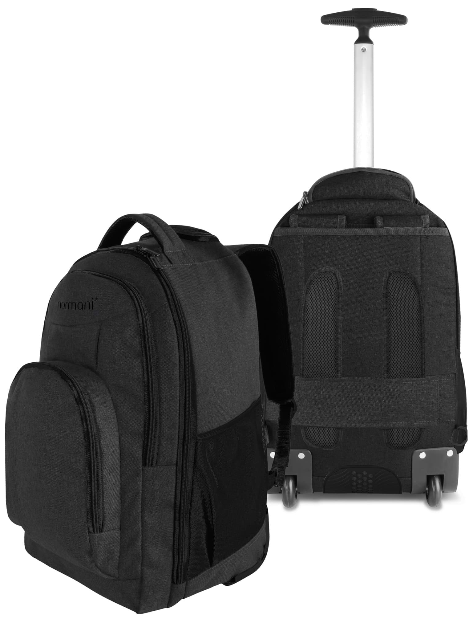 Bild von Rucksack „Yori“ mit Trolleyfunktion 30 Liter Schwarz