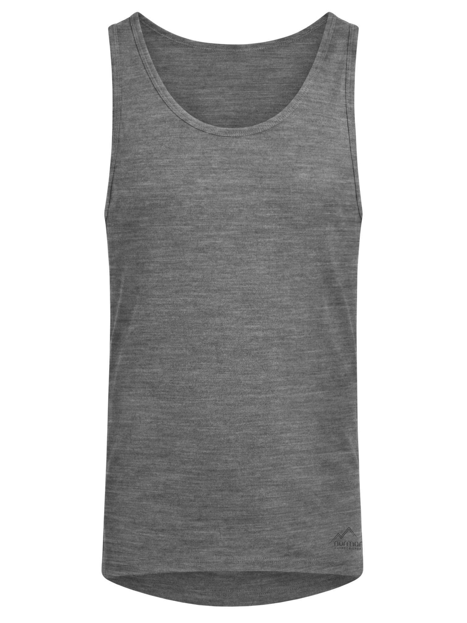 Bild von Herren Merino Unterhemd „Yulara“ Grau